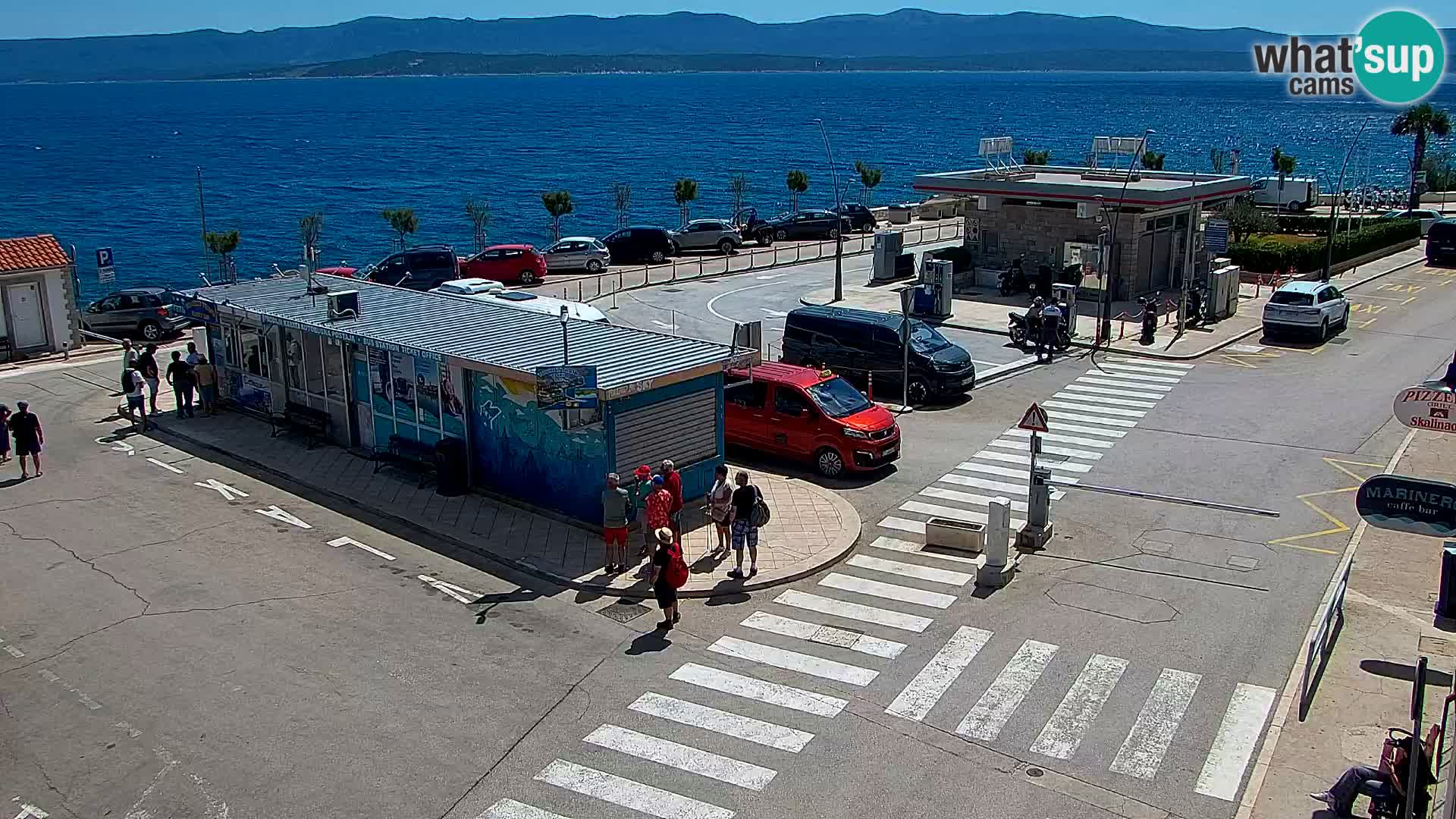 Webcam Bol centre-ville & marina – Vue en direct depuis Bol, île de Brač