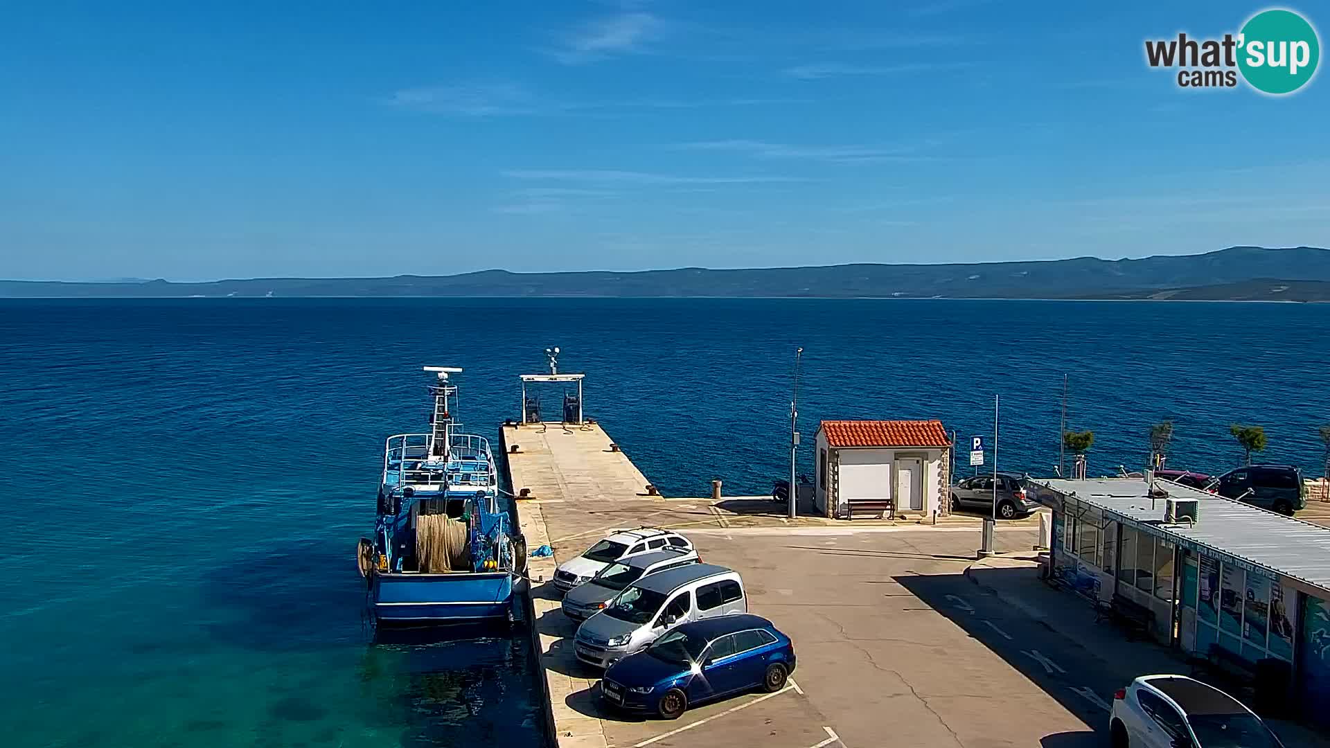 Webcam Bol Hafen & Ortszentrum – Liveblick aus Bol auf der Insel Brač