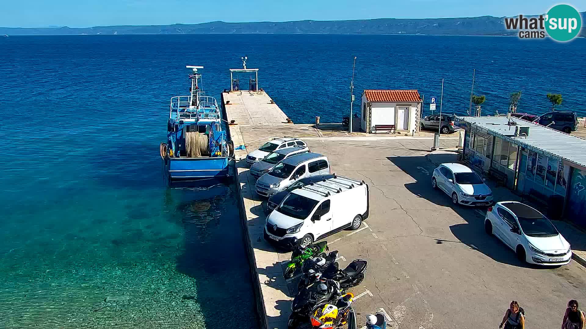 Webcam Bol centre-ville & marina – Vue en direct depuis Bol, île de Brač