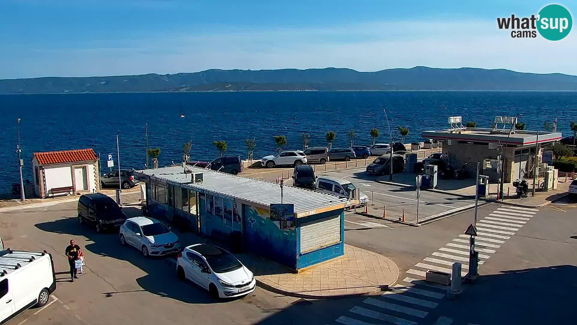 Webcam Bol Centre-Ville & Marina – Vue en direct depuis Bol, île de Brač