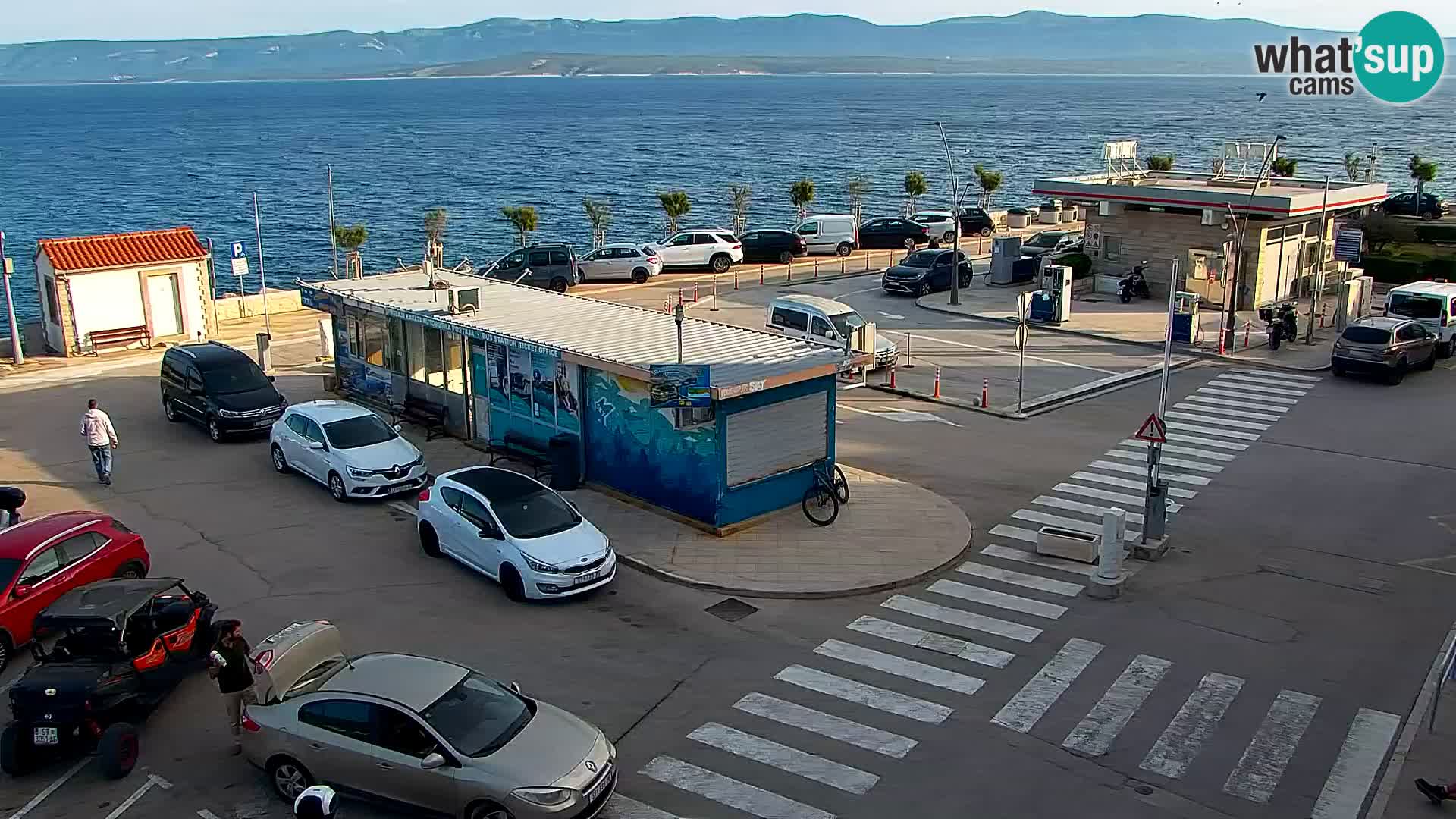 Webcam Bol Centre-Ville & Marina – Vue en direct depuis Bol, île de Brač