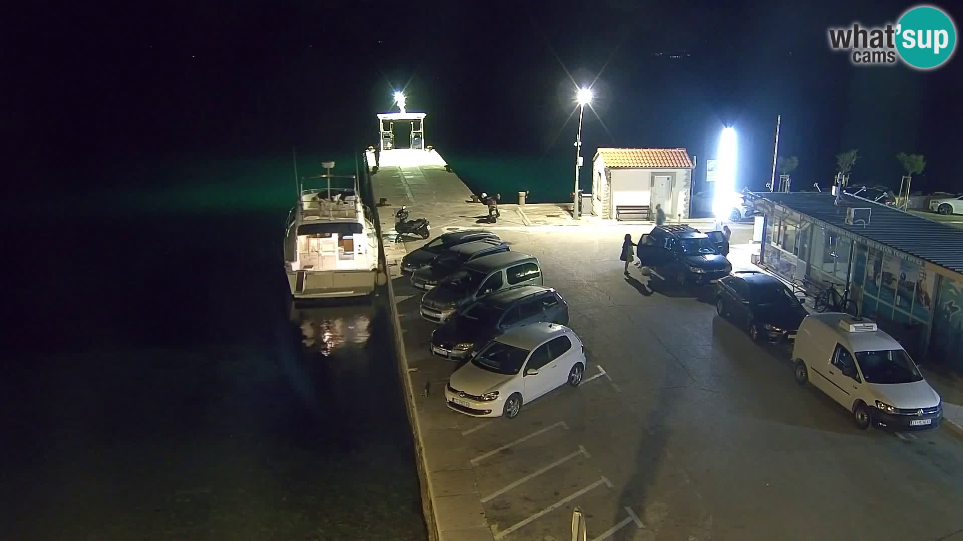 Spletna kamera Bol – Center mesta in marina v živo