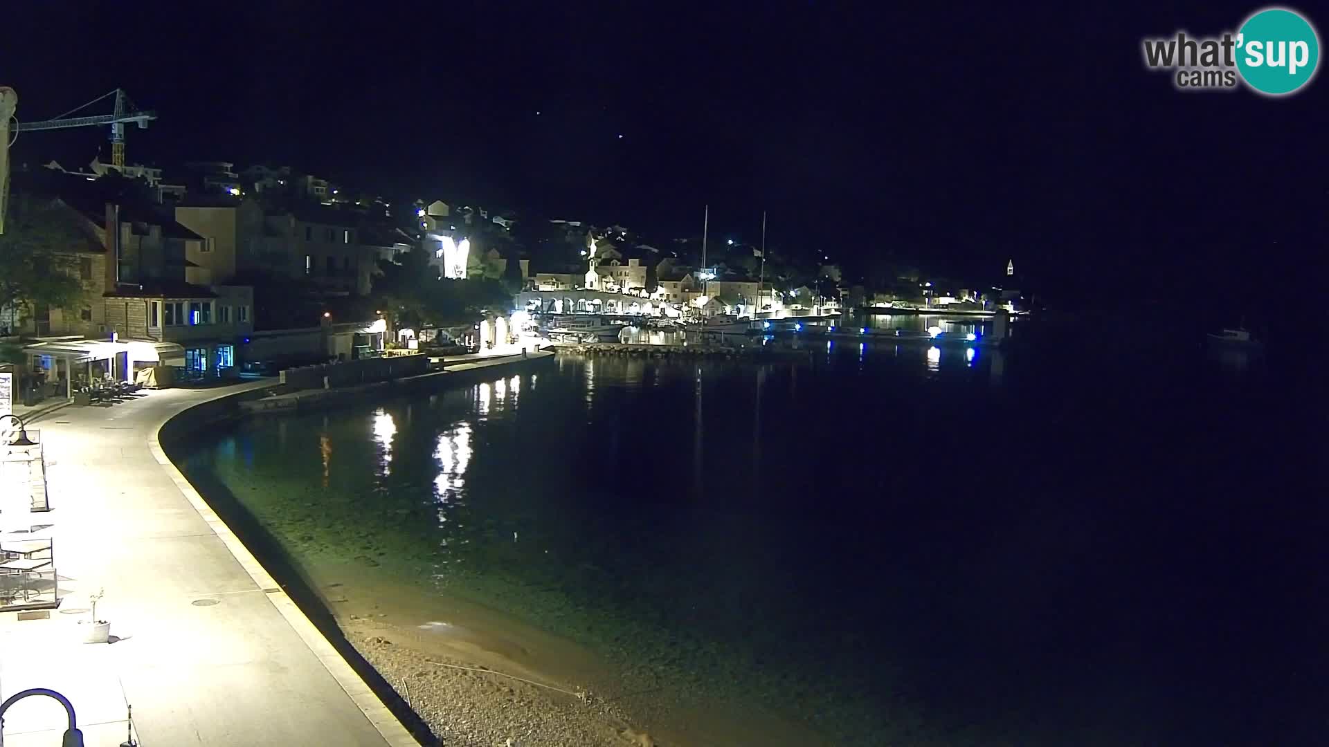 Webcam Bol Centre-Ville & Marina – Vue en direct depuis Bol, île de Brač