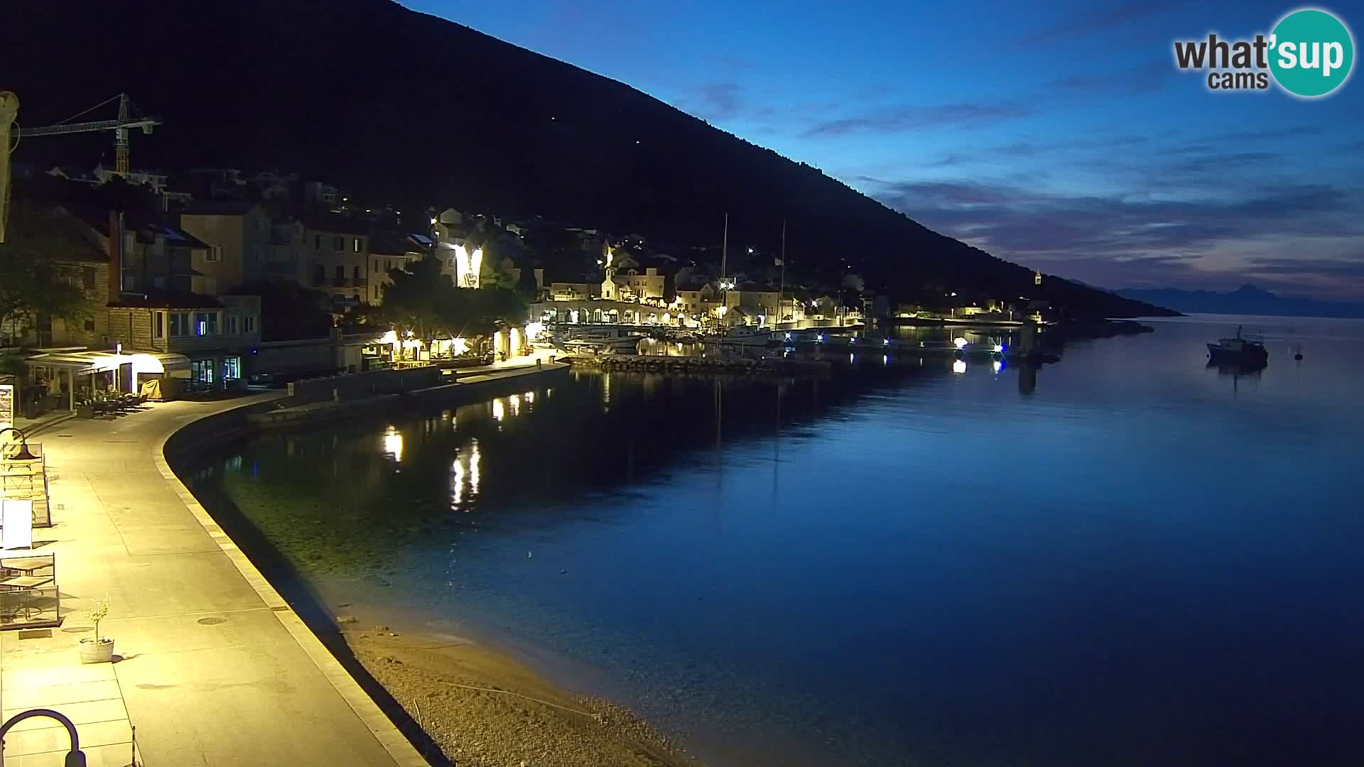Webcam Bol Hafen & Ortszentrum – Liveblick aus Bol auf der Insel Brač