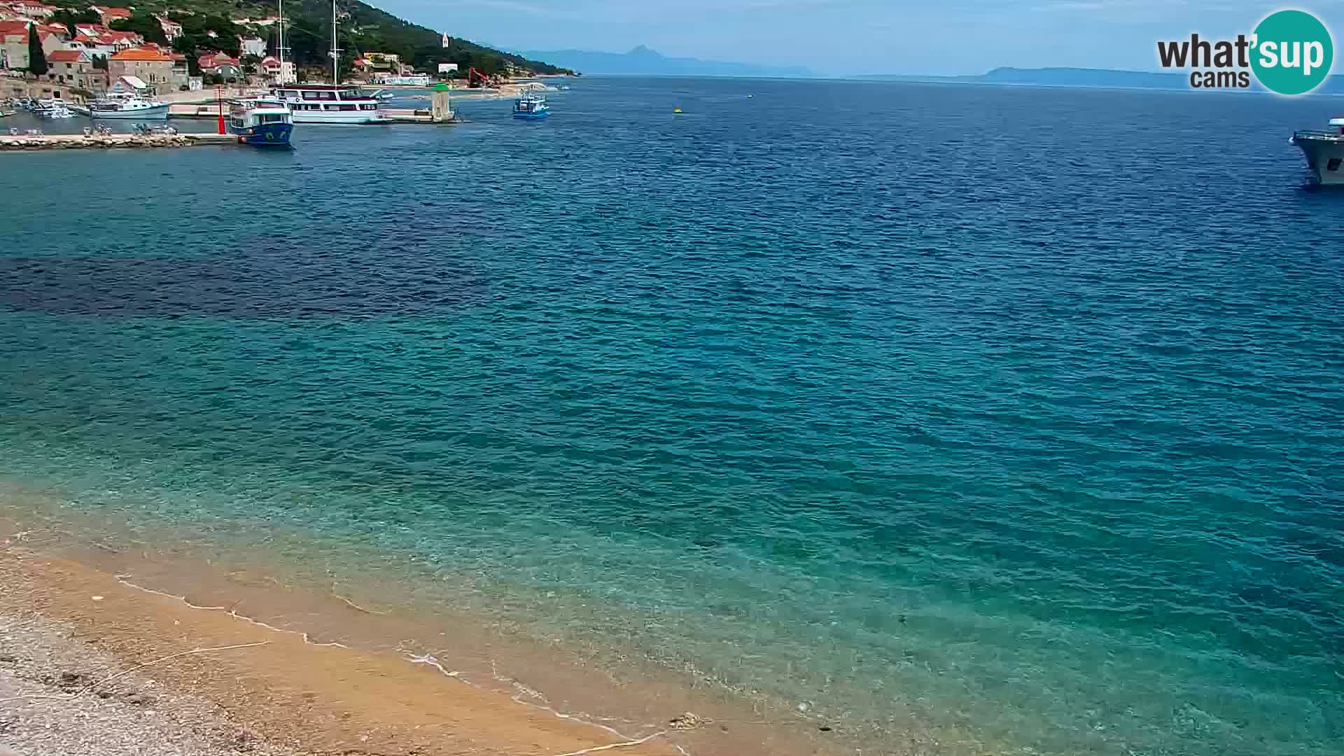 Webcam Bol Hafen & Ortszentrum – Liveblick aus Bol auf der Insel Brač