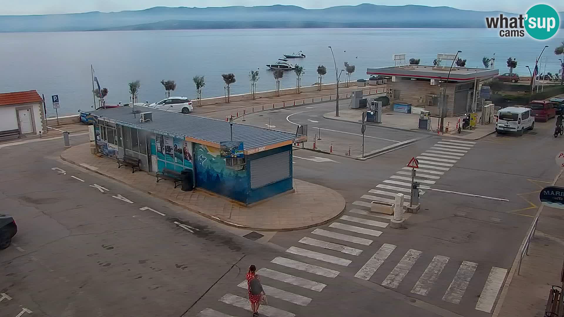 Webcam Bol Centre-Ville & Marina – Vue en direct depuis Bol, île de Brač