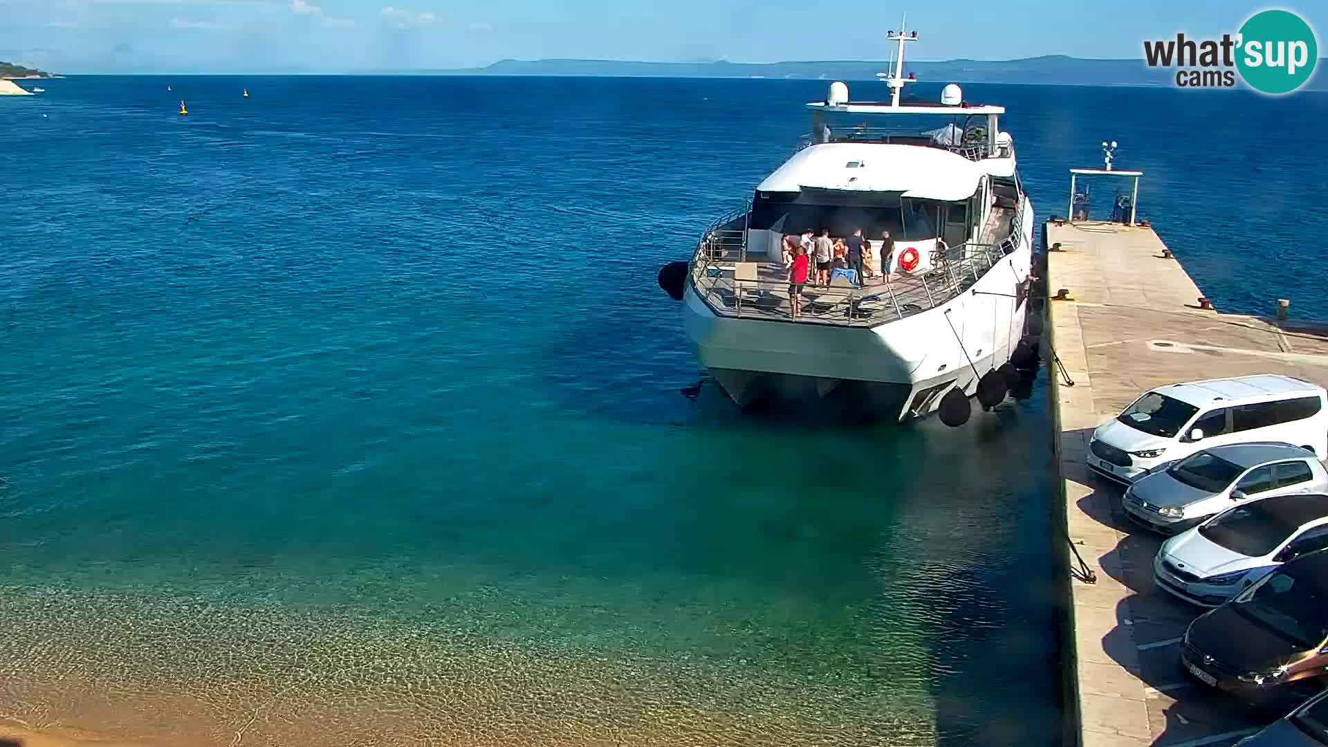 Webcam Bol centre-ville & marina – Vue en direct depuis Bol, île de Brač