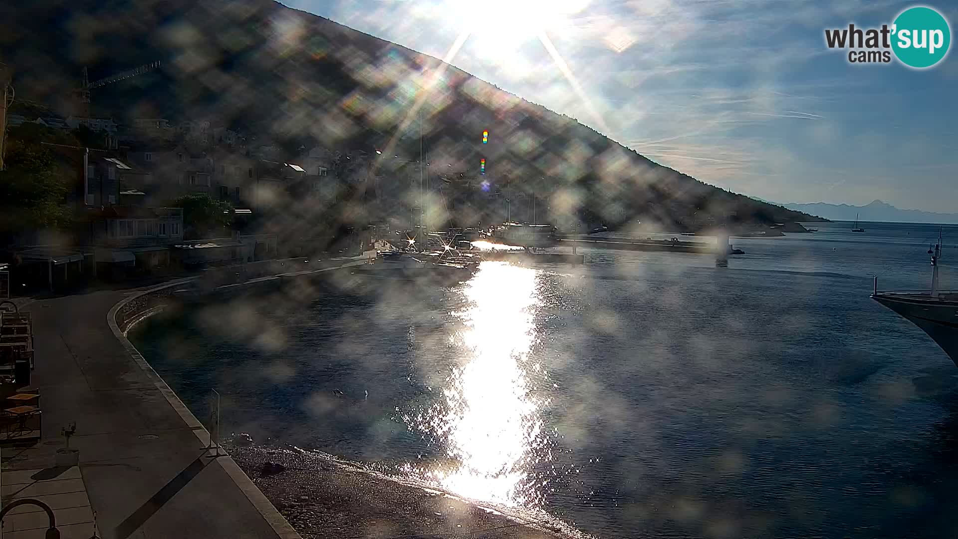 Webcam Bol Hafen & Ortszentrum – Liveblick aus Bol auf der Insel Brač