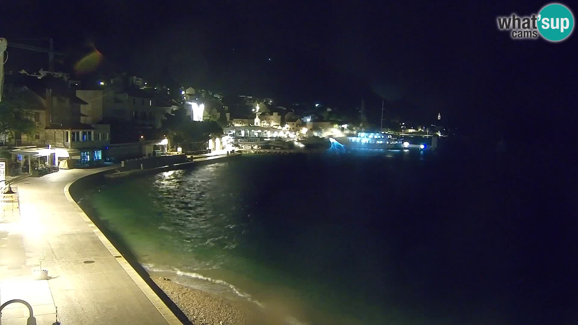 Webcam Bol Centro e Marina – Vista live dal porto di Bol