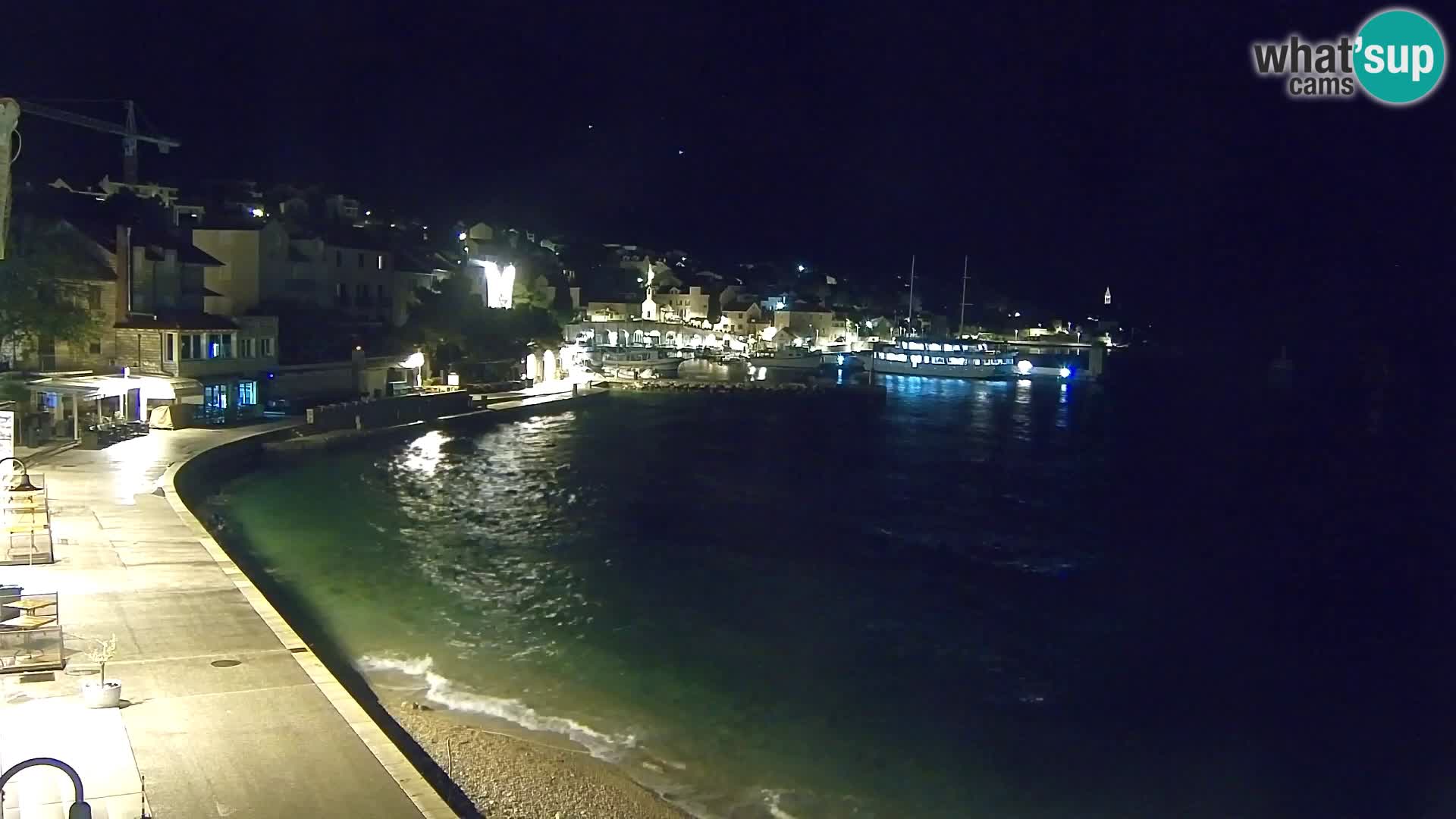 Webcam Bol Hafen & Ortszentrum – Liveblick aus Bol auf der Insel Brač