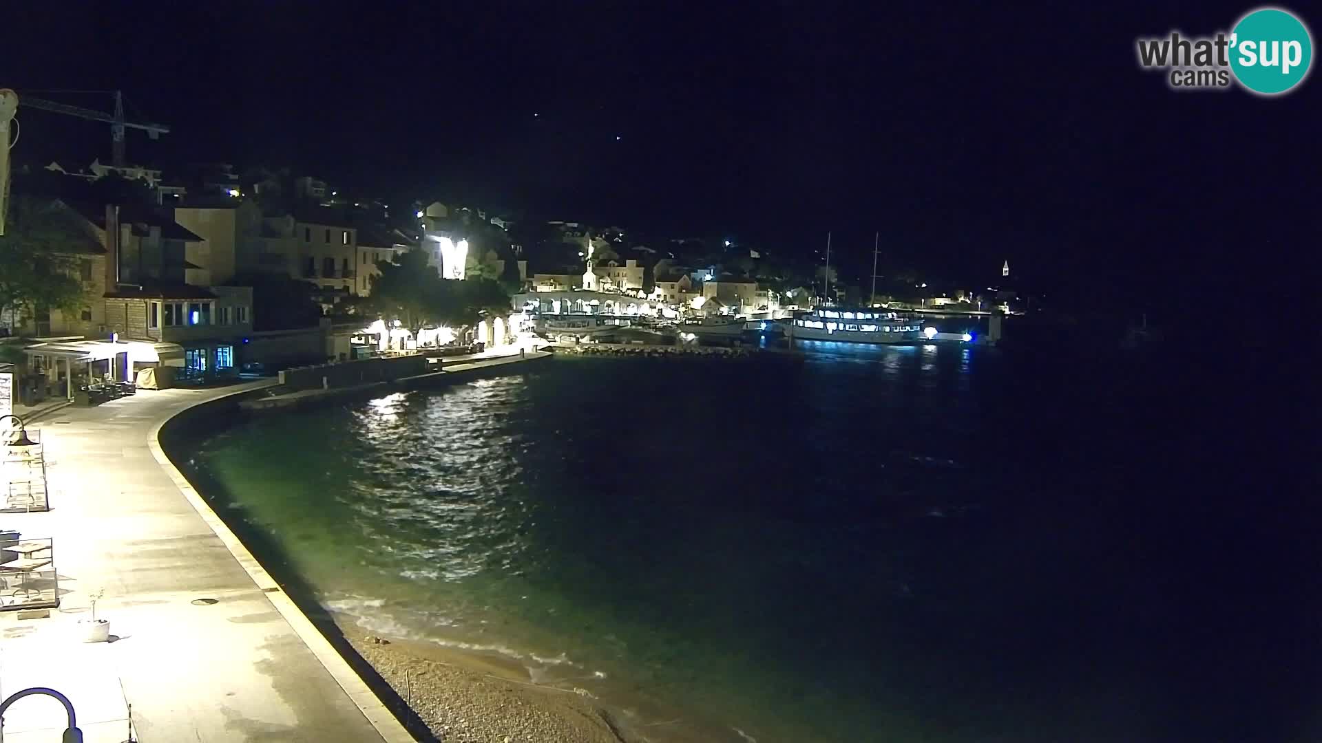 Webcam Bol Centre-Ville & Marina – Vue en direct depuis Bol, île de Brač