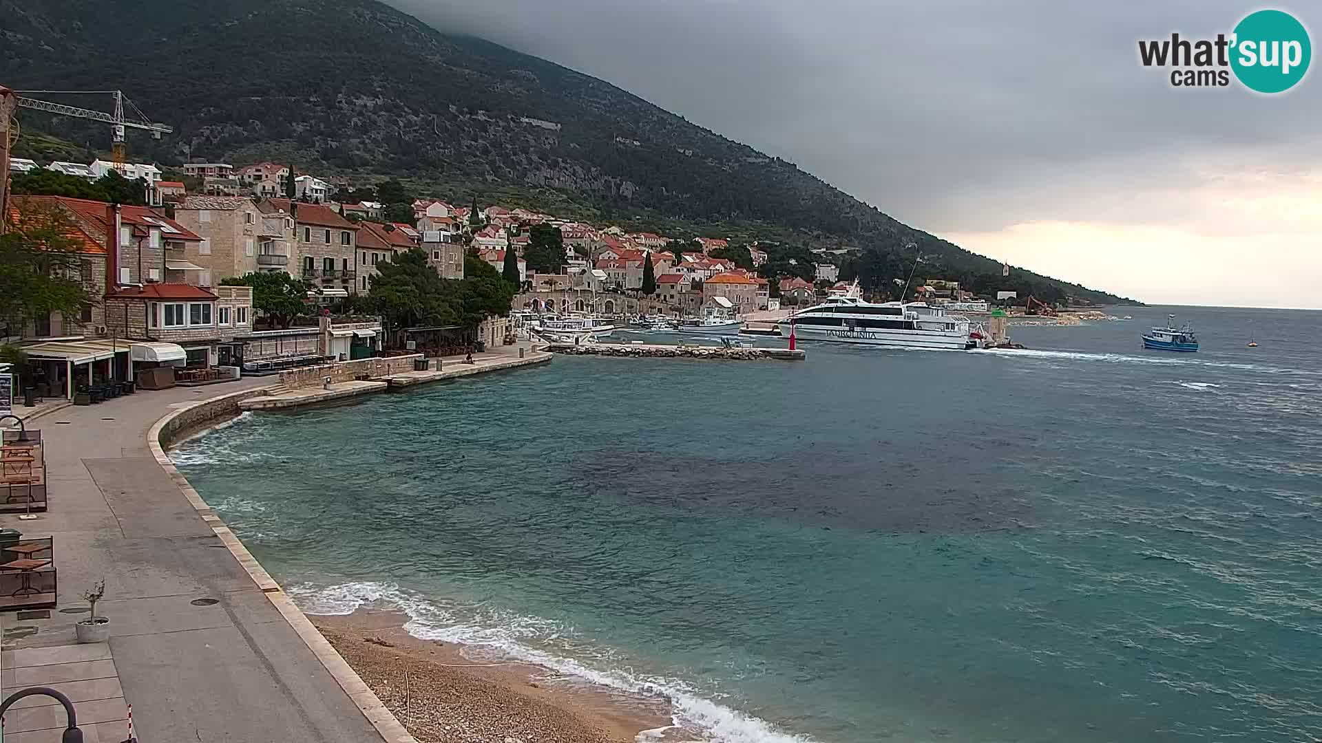 Webcam Bol Hafen & Ortszentrum – Liveblick aus Bol auf der Insel Brač