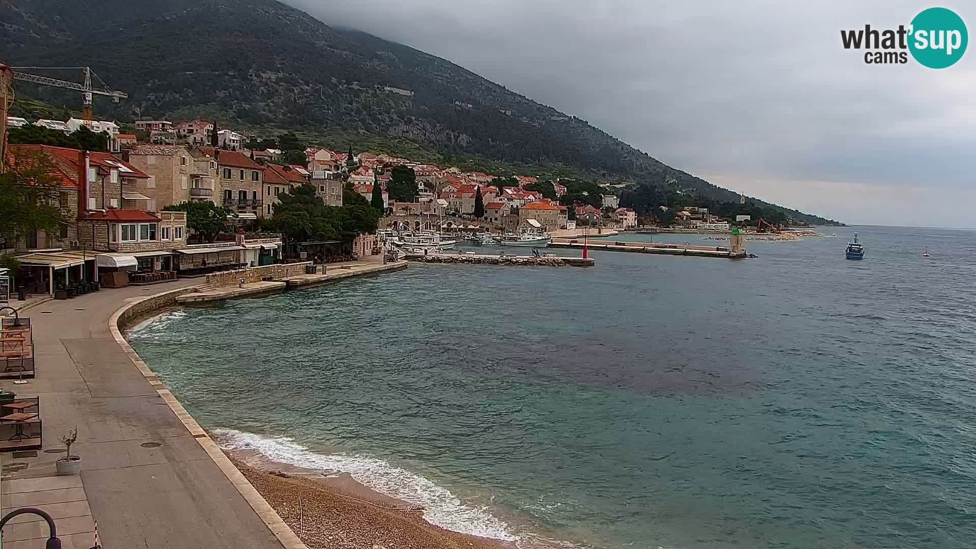 Webcam Bol Hafen & Ortszentrum – Liveblick aus Bol auf der Insel Brač