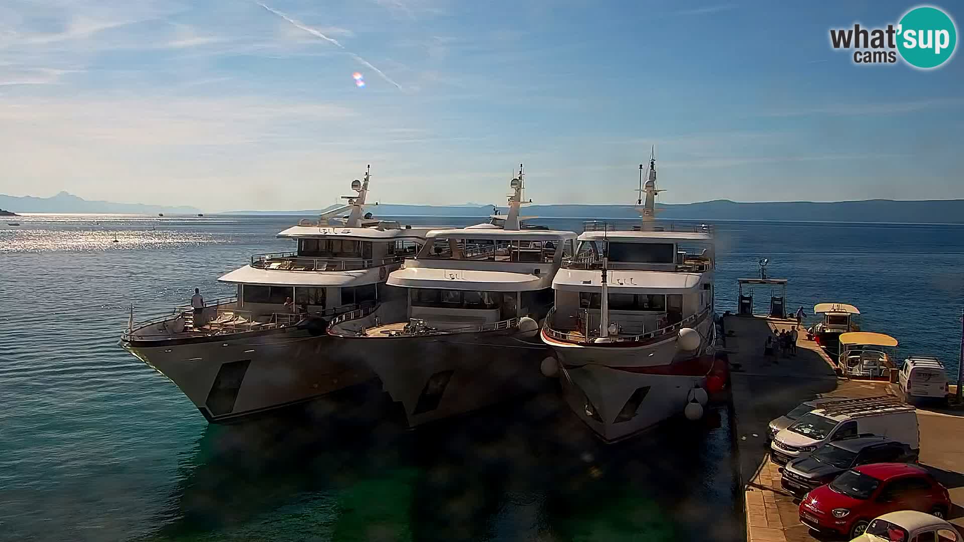 Webcam Bol centre-ville & marina – Vue en direct depuis Bol, île de Brač
