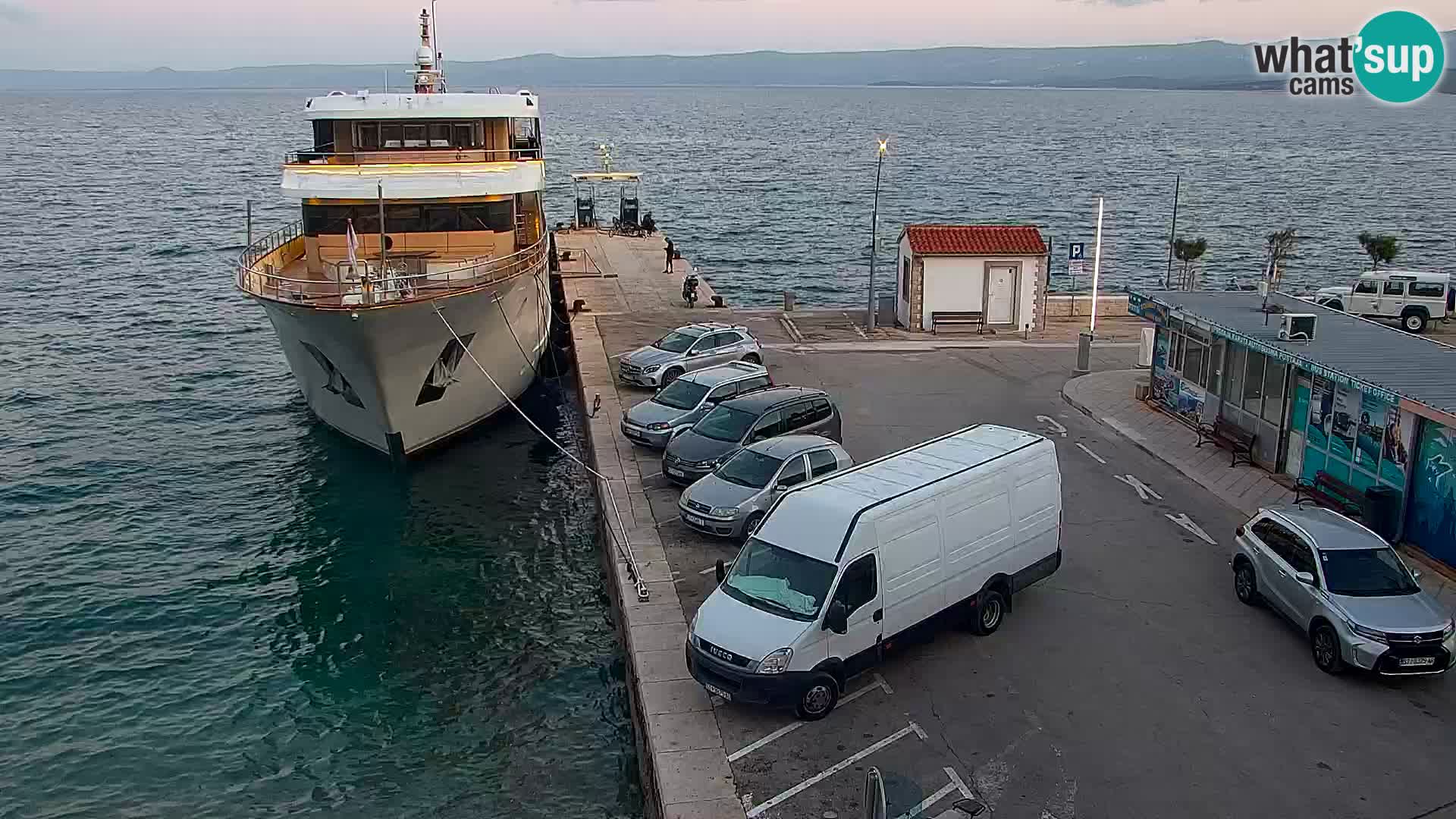 Webcam Bol centre-ville & marina – Vue en direct depuis Bol, île de Brač