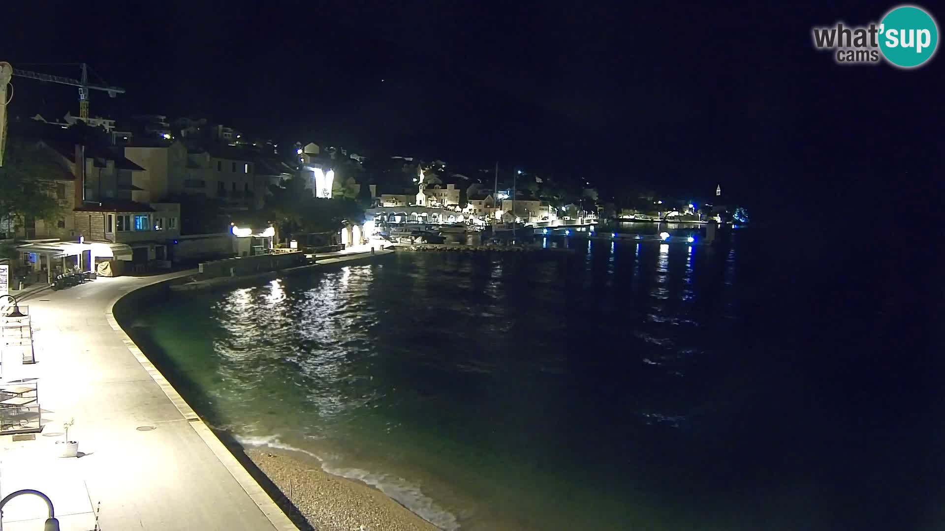 Webcam Bol centre-ville & marina – Vue en direct depuis Bol, île de Brač
