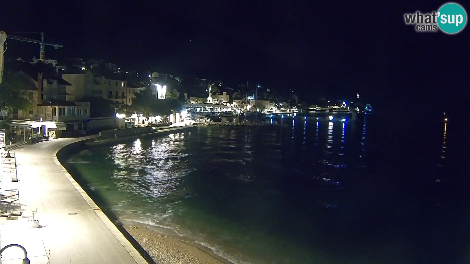 Webcam Bol Centre-Ville & Marina – Vue en direct depuis Bol, île de Brač