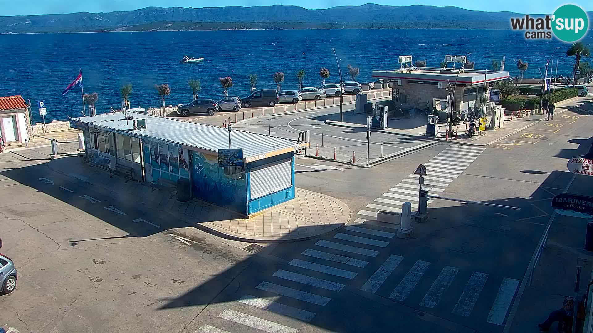 Webcam Bol Centre-Ville & Marina – Vue en direct depuis Bol, île de Brač