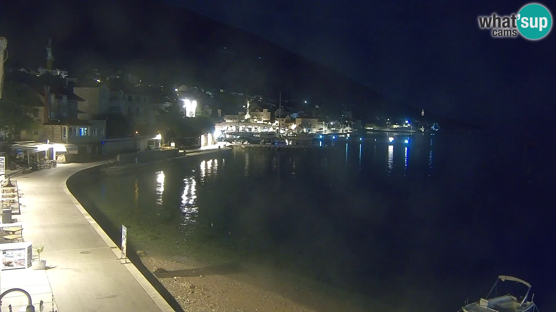 Spletna kamera Bol – Center mesta in marina v živo