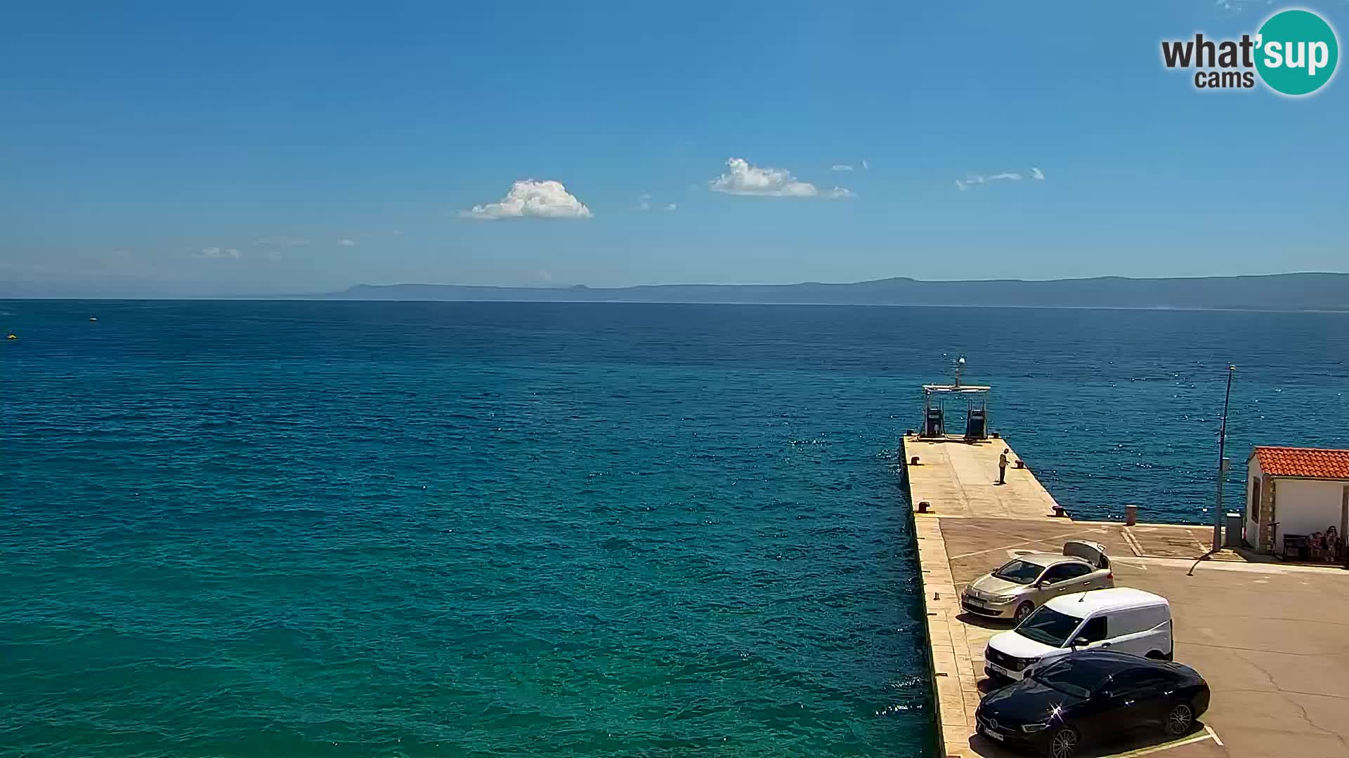 Webcam Bol centre-ville & marina – Vue en direct depuis Bol, île de Brač
