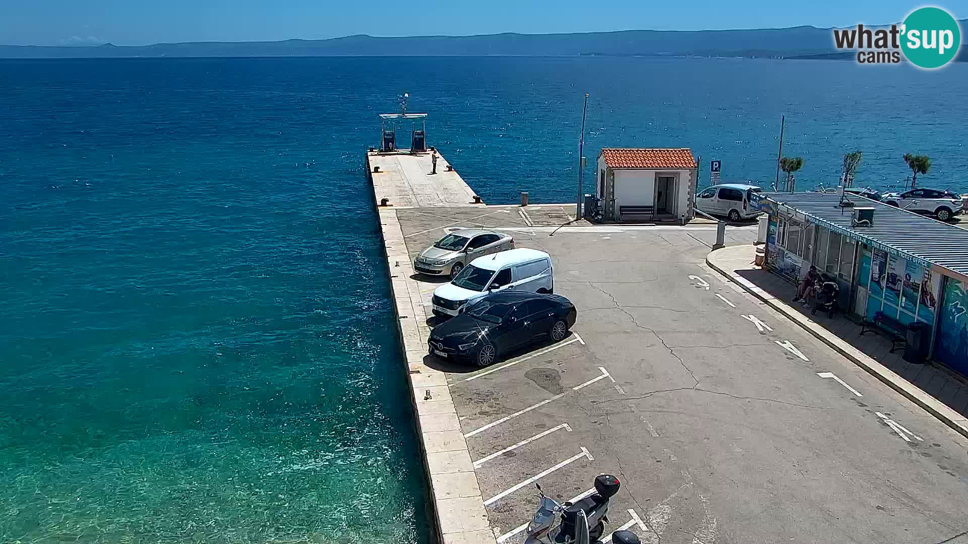 Webcam Bol centre-ville & marina – Vue en direct depuis Bol, île de Brač