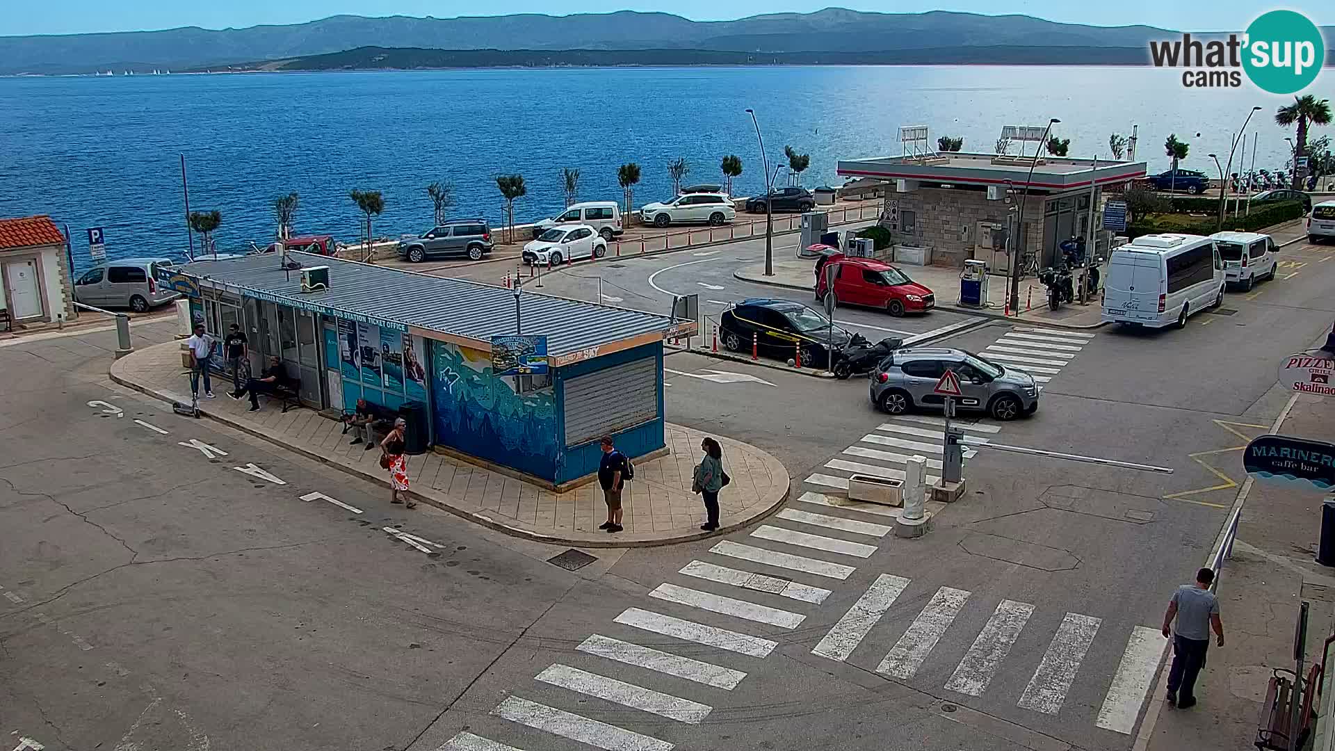 Webcam Bol Centre-Ville & Marina – Vue en direct depuis Bol, île de Brač