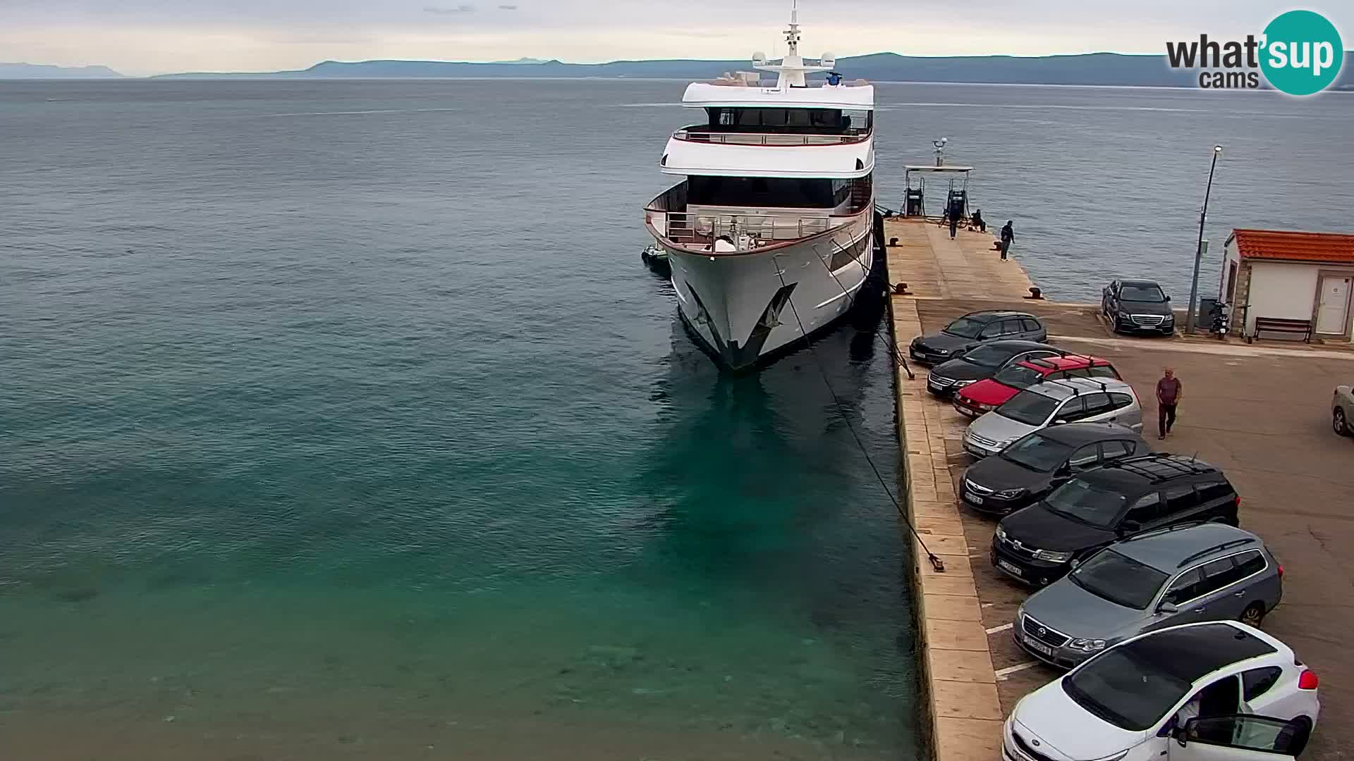 Webcam Bol centre-ville & marina – Vue en direct depuis Bol, île de Brač