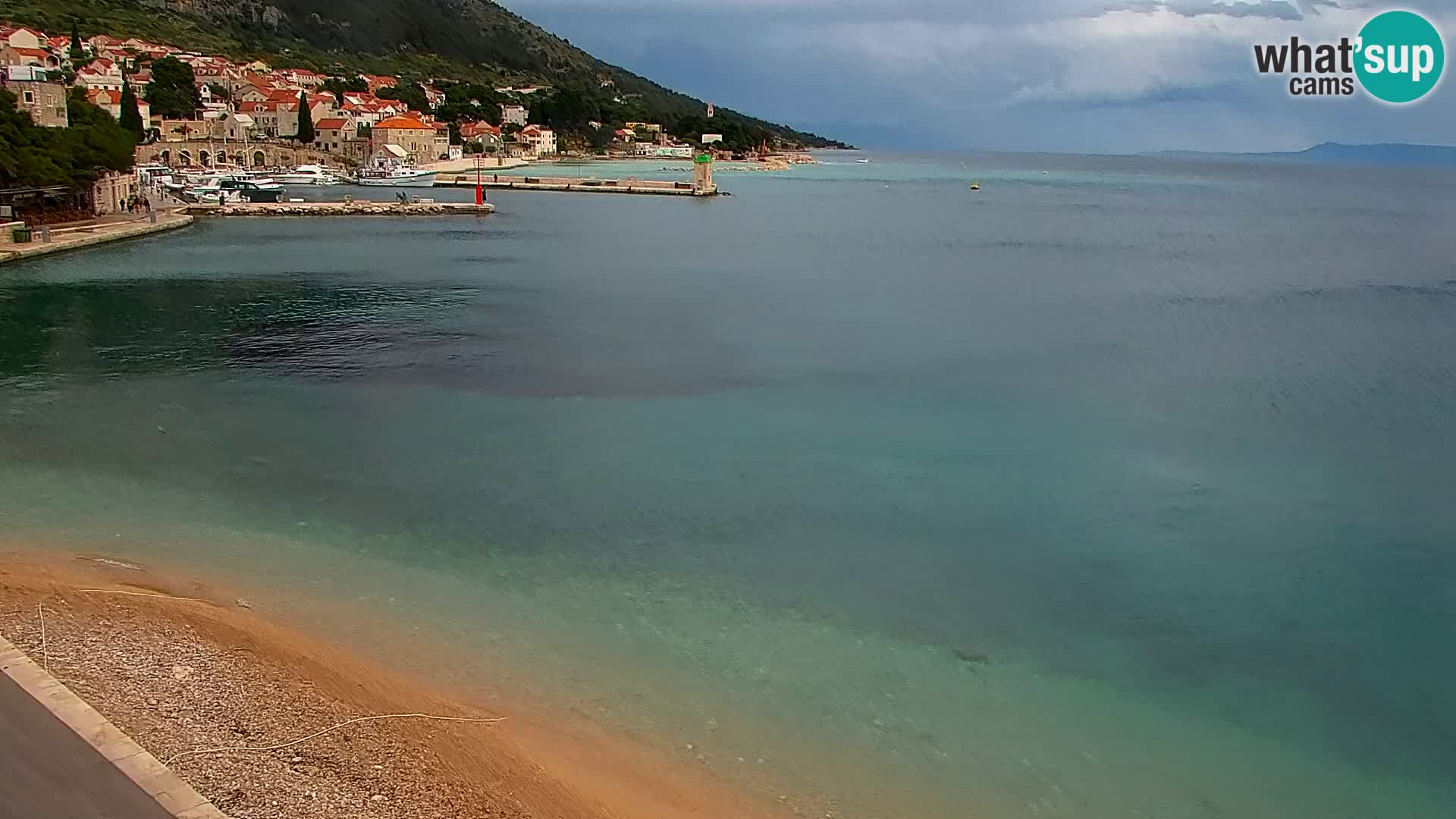 Webcam Bol centre-ville & marina – Vue en direct depuis Bol, île de Brač