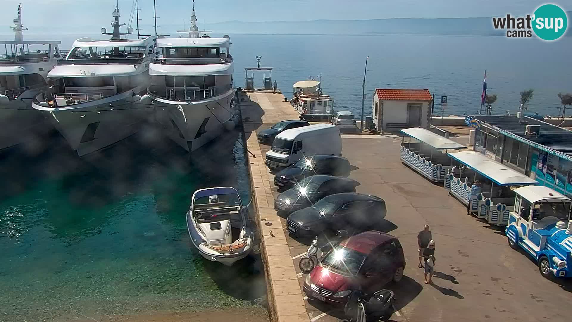 Webcam Bol centre-ville & marina – Vue en direct depuis Bol, île de Brač
