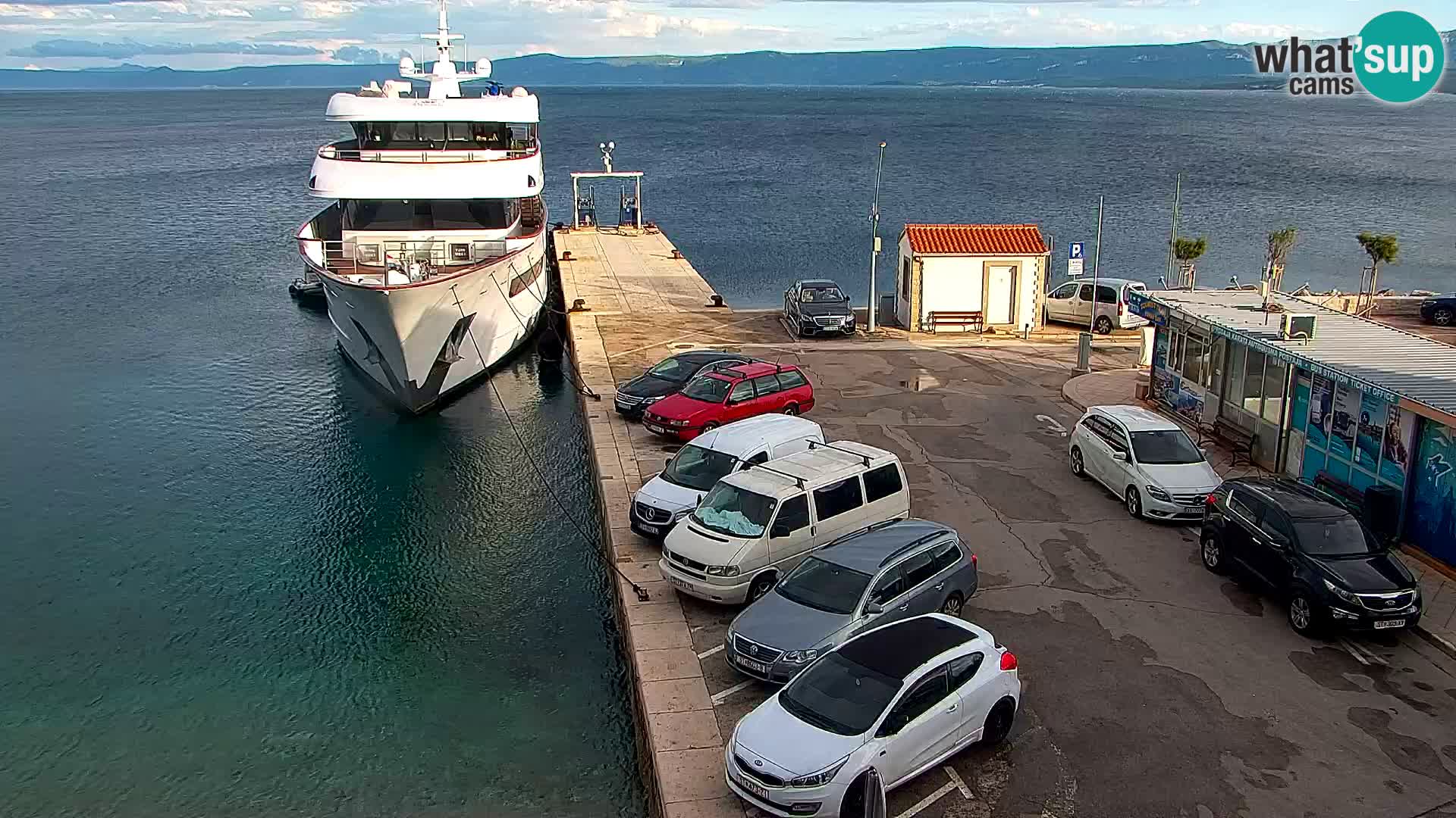Webcam Bol Centre-Ville & Marina – Vue en direct depuis Bol, île de Brač