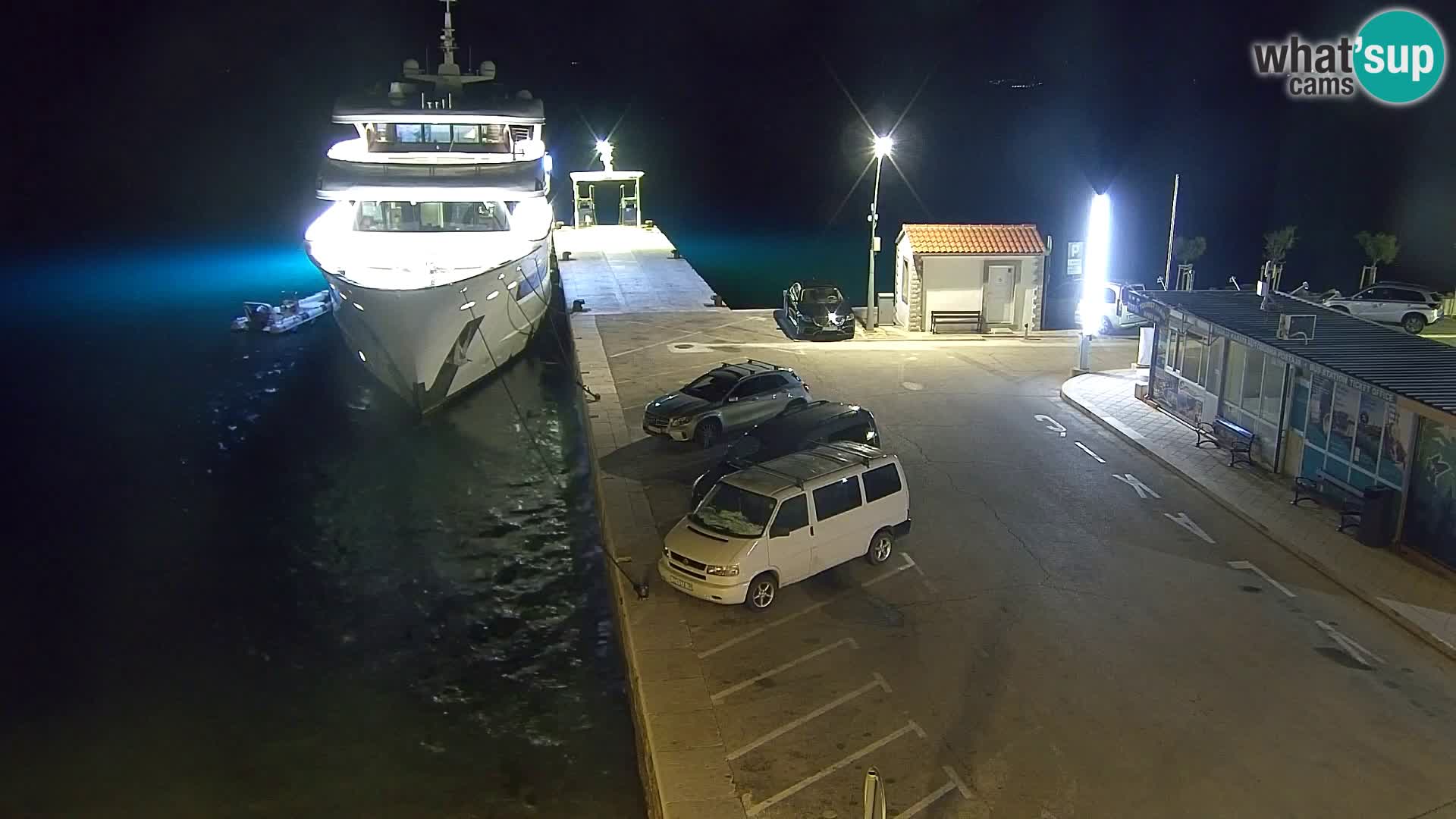 Webcam Bol centre-ville & marina – Vue en direct depuis Bol, île de Brač