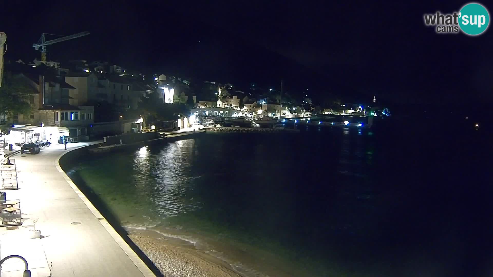 Webcam Bol Centre-Ville & Marina – Vue en direct depuis Bol, île de Brač