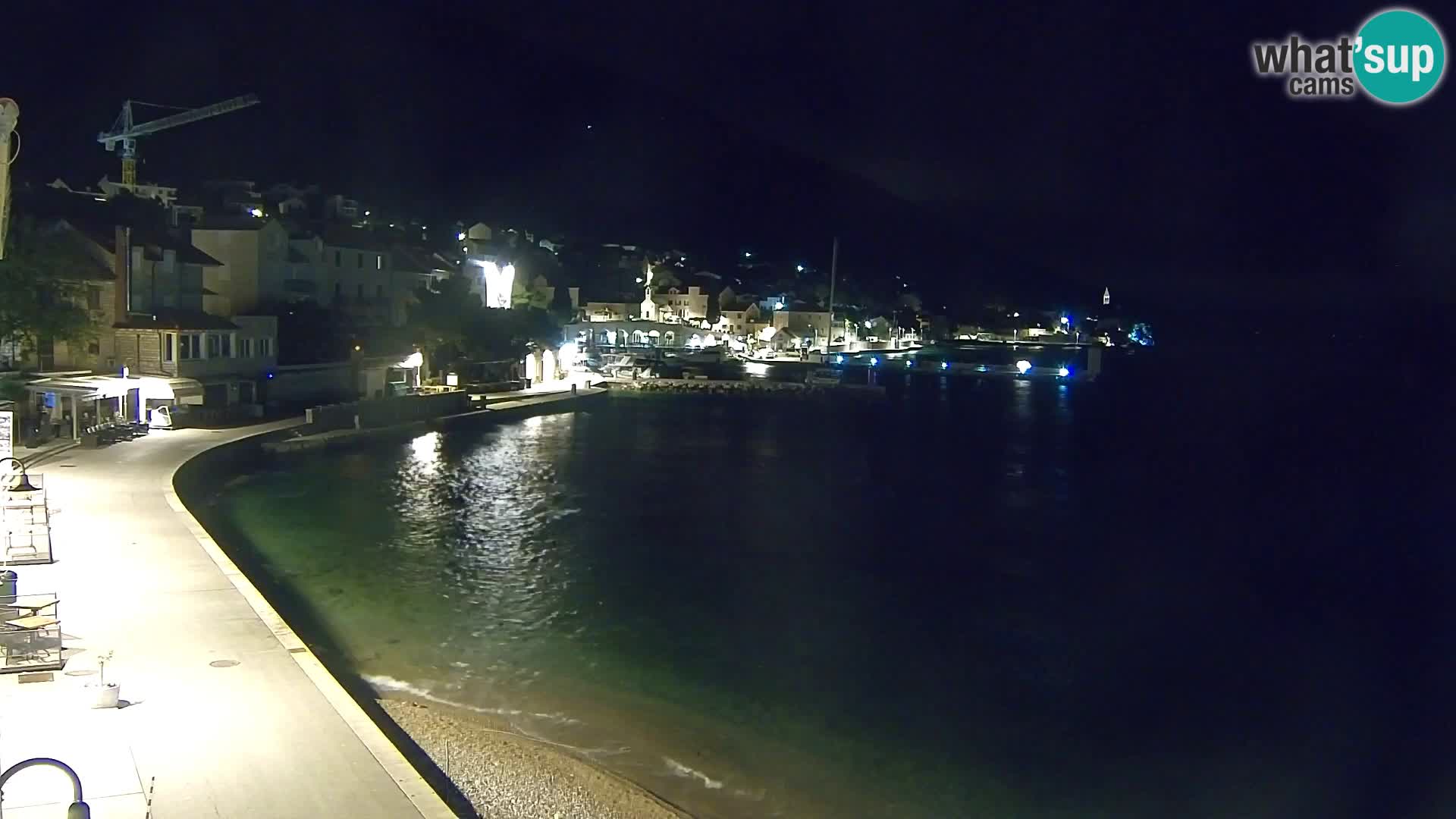 Webcam Bol Centre-Ville & Marina – Vue en direct depuis Bol, île de Brač