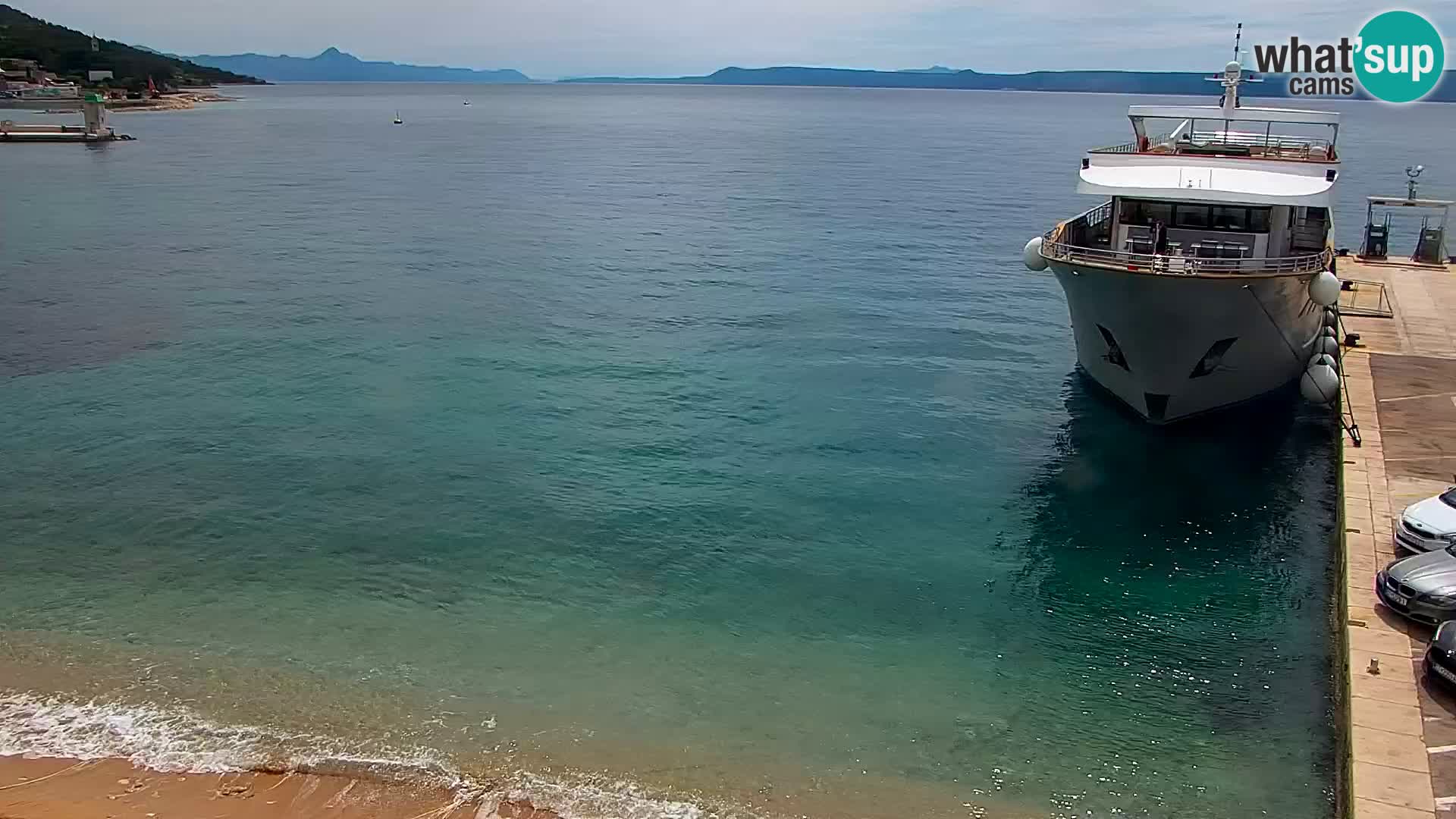 Webcam Bol Hafen & Ortszentrum – Liveblick aus Bol auf der Insel Brač