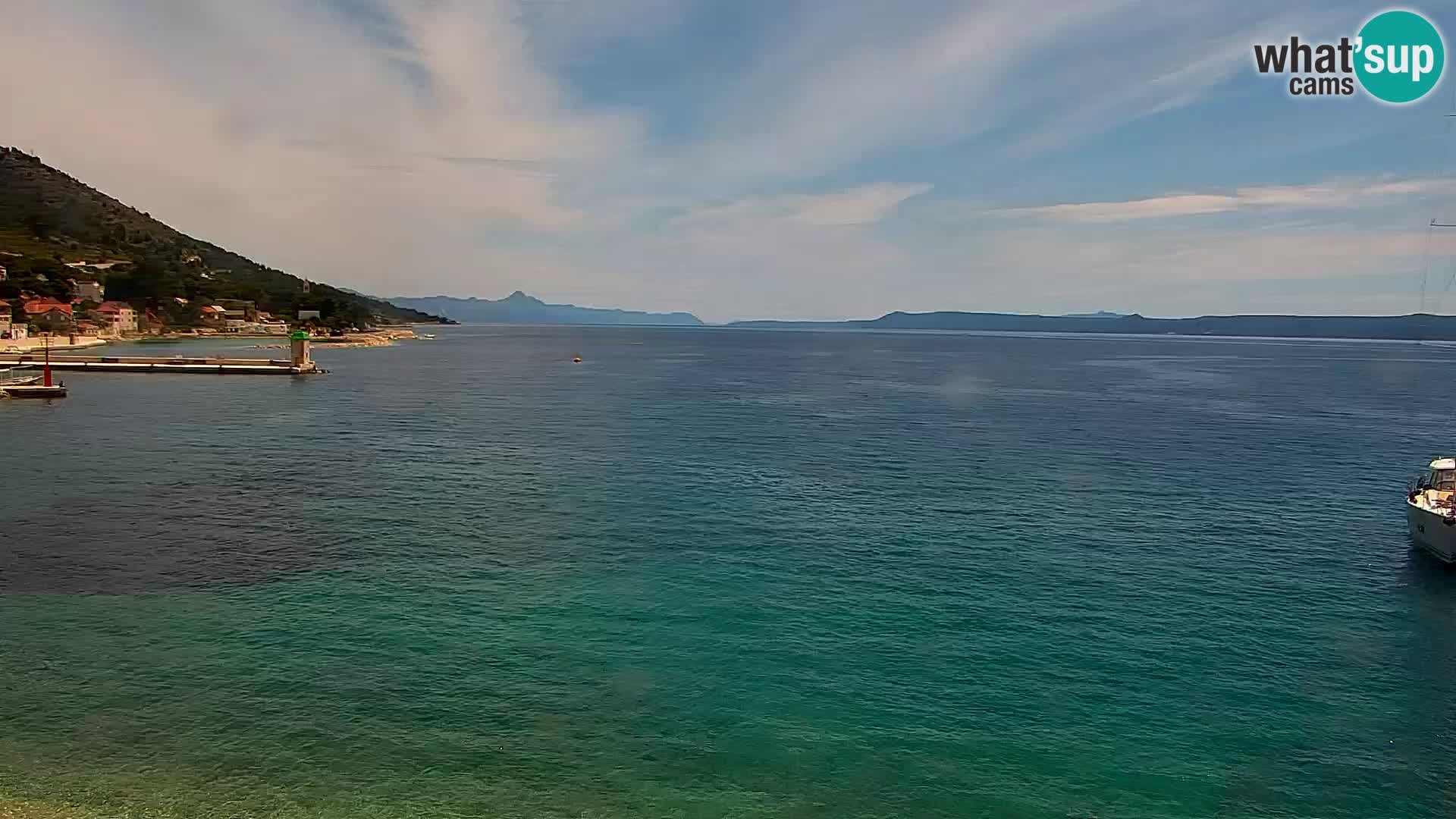 Webcam Bol Centre-Ville & Marina – Vue en direct depuis Bol, île de Brač
