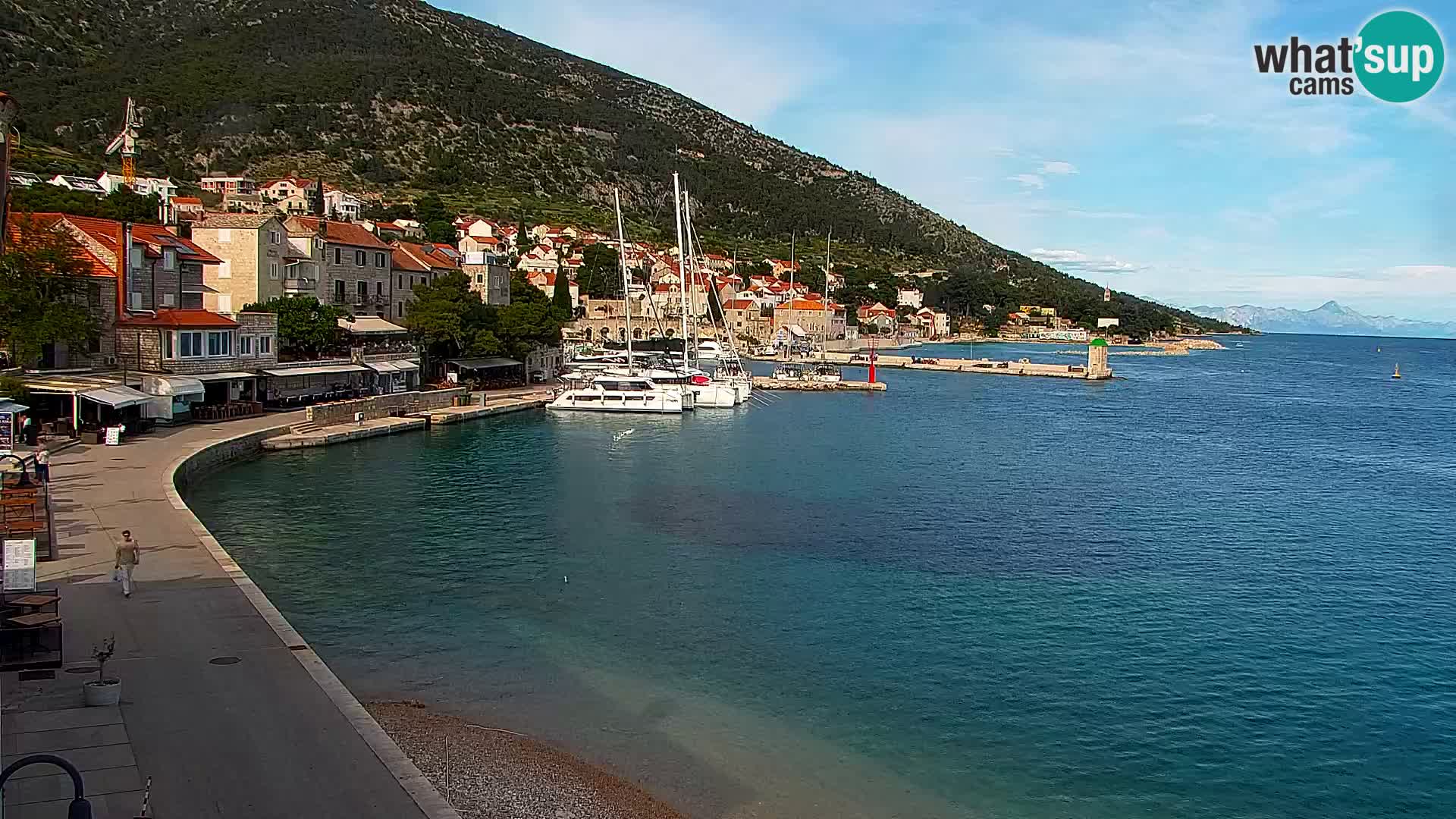Webcam Bol Town Center & Marina – Live View from Bol, Brač