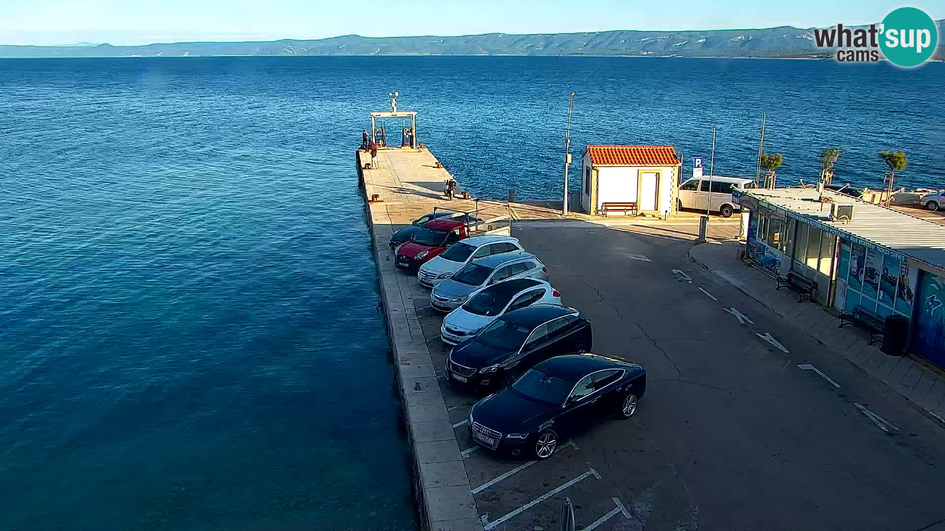 Webcam Bol Centre-Ville & Marina – Vue en direct depuis Bol, île de Brač