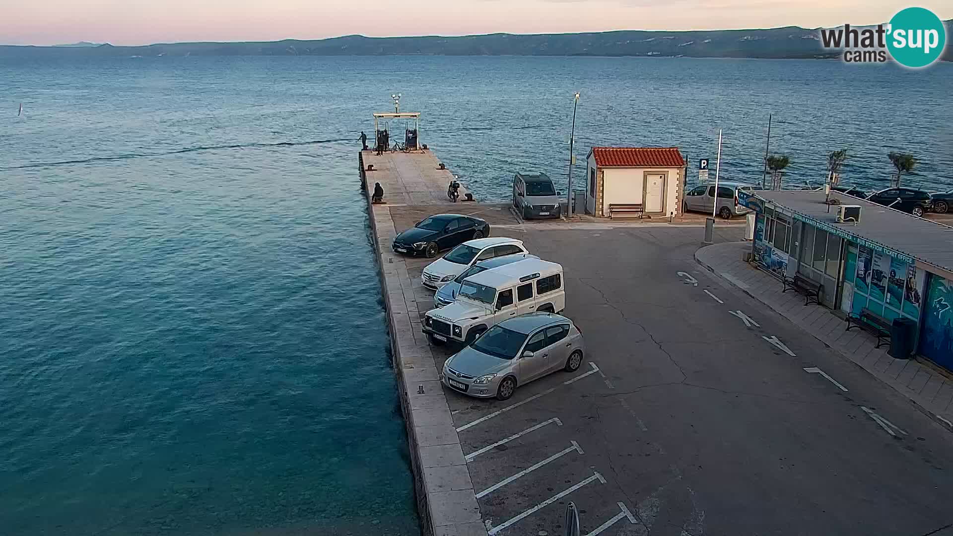 Webcam Bol centre-ville & marina – Vue en direct depuis Bol, île de Brač