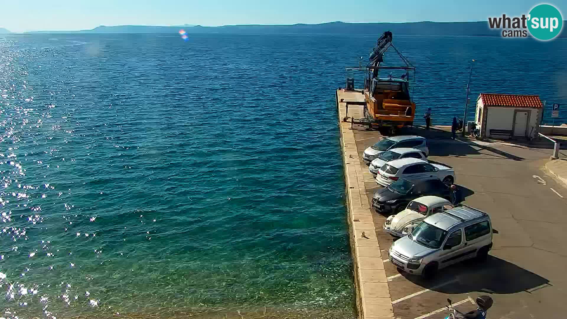Webcam Bol centre-ville & marina – Vue en direct depuis Bol, île de Brač