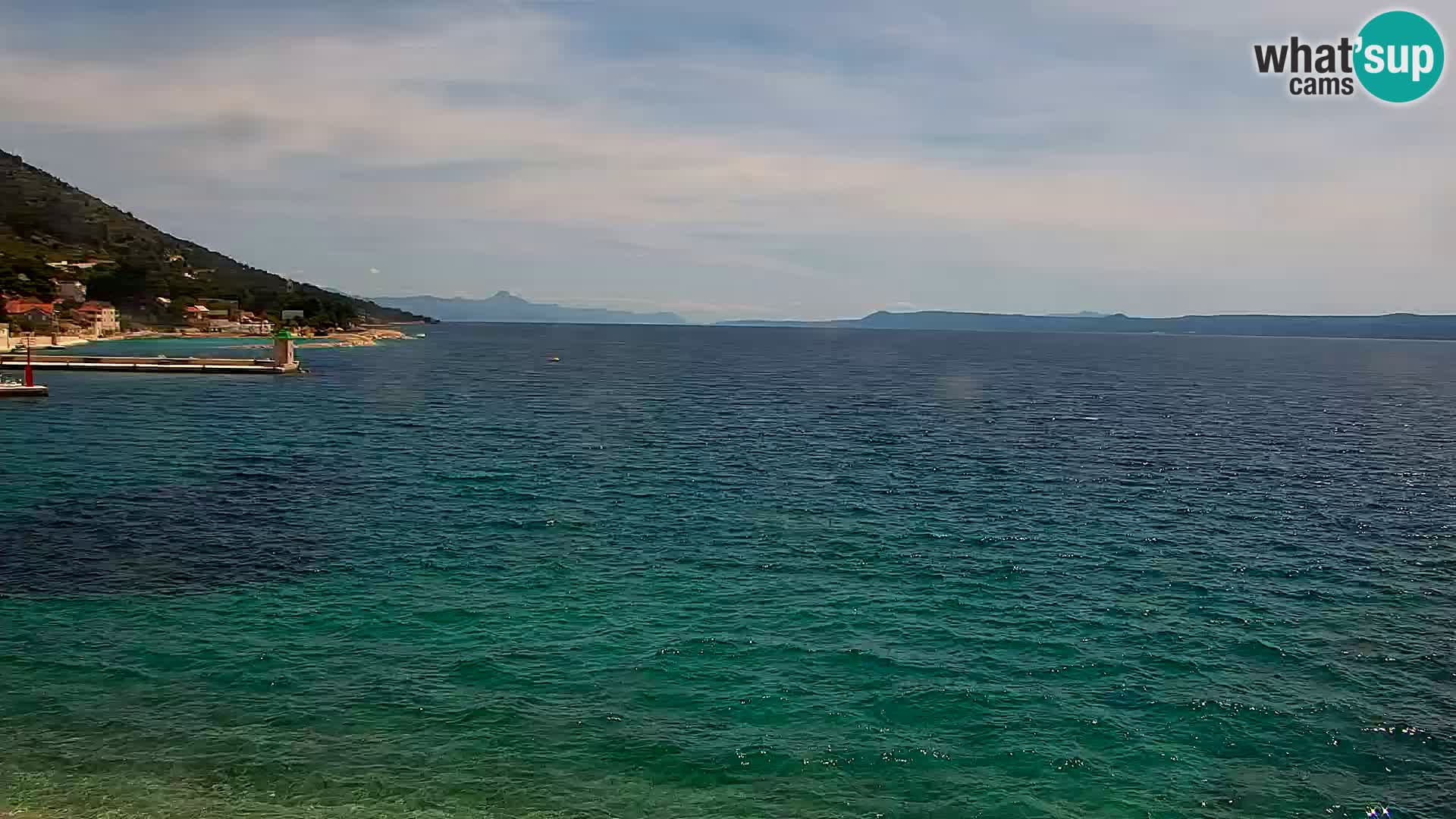 Webcam Bol centre-ville & marina – Vue en direct depuis Bol, île de Brač
