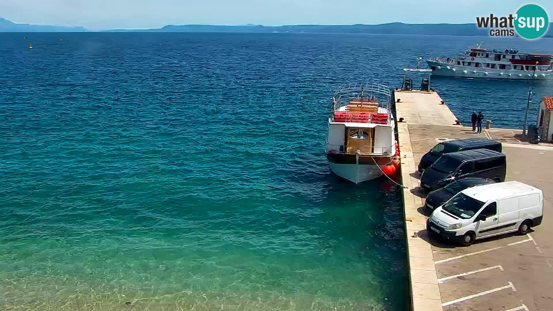 Webcam Bol Hafen & Ortszentrum – Liveblick aus Bol auf der Insel Brač