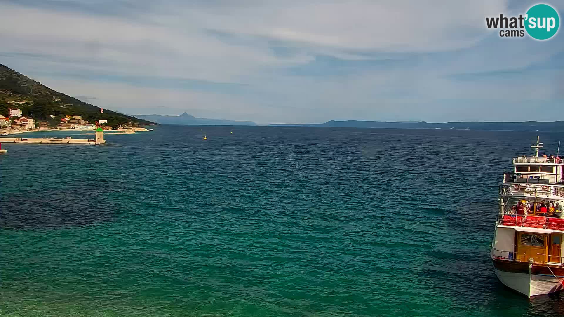 Webcam Bol Hafen & Ortszentrum – Liveblick aus Bol auf der Insel Brač