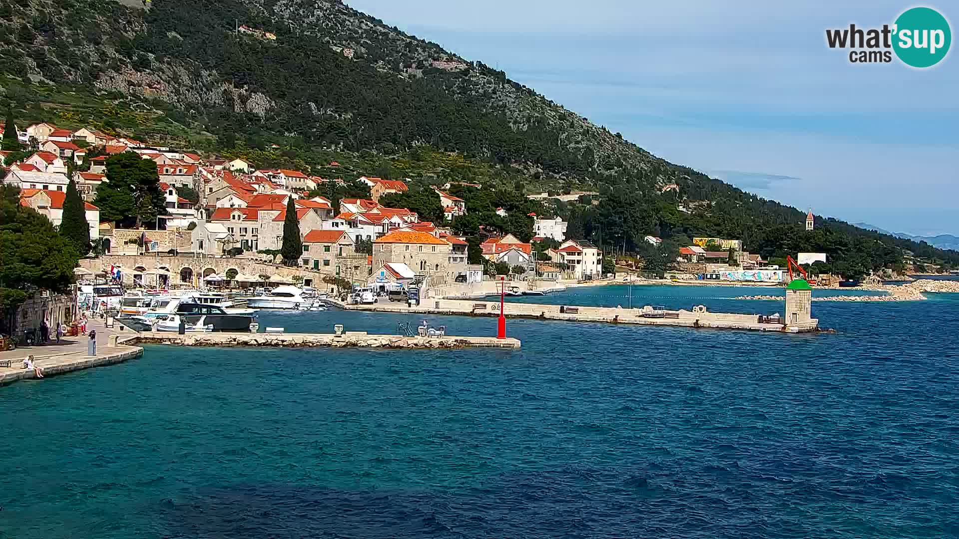 Webcam Bol Town Center & Marina – Live View from Bol, Brač