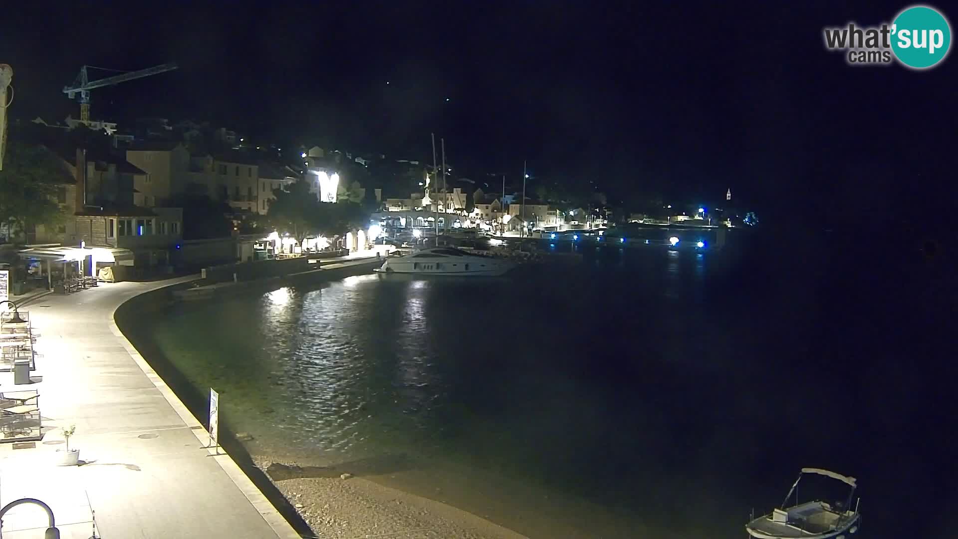 Webcam Bol Hafen & Ortszentrum – Liveblick aus Bol auf der Insel Brač