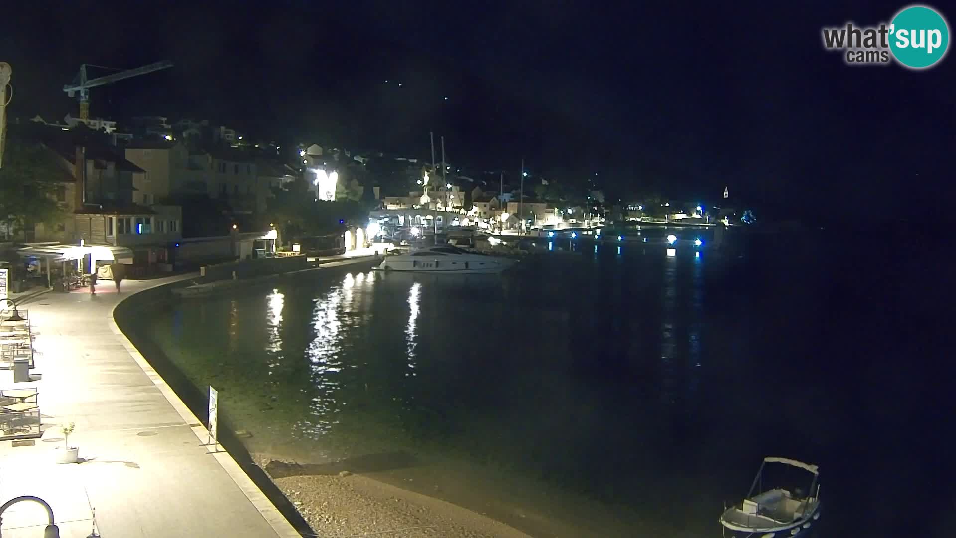 Webcam Bol Centre-Ville & Marina – Vue en direct depuis Bol, île de Brač