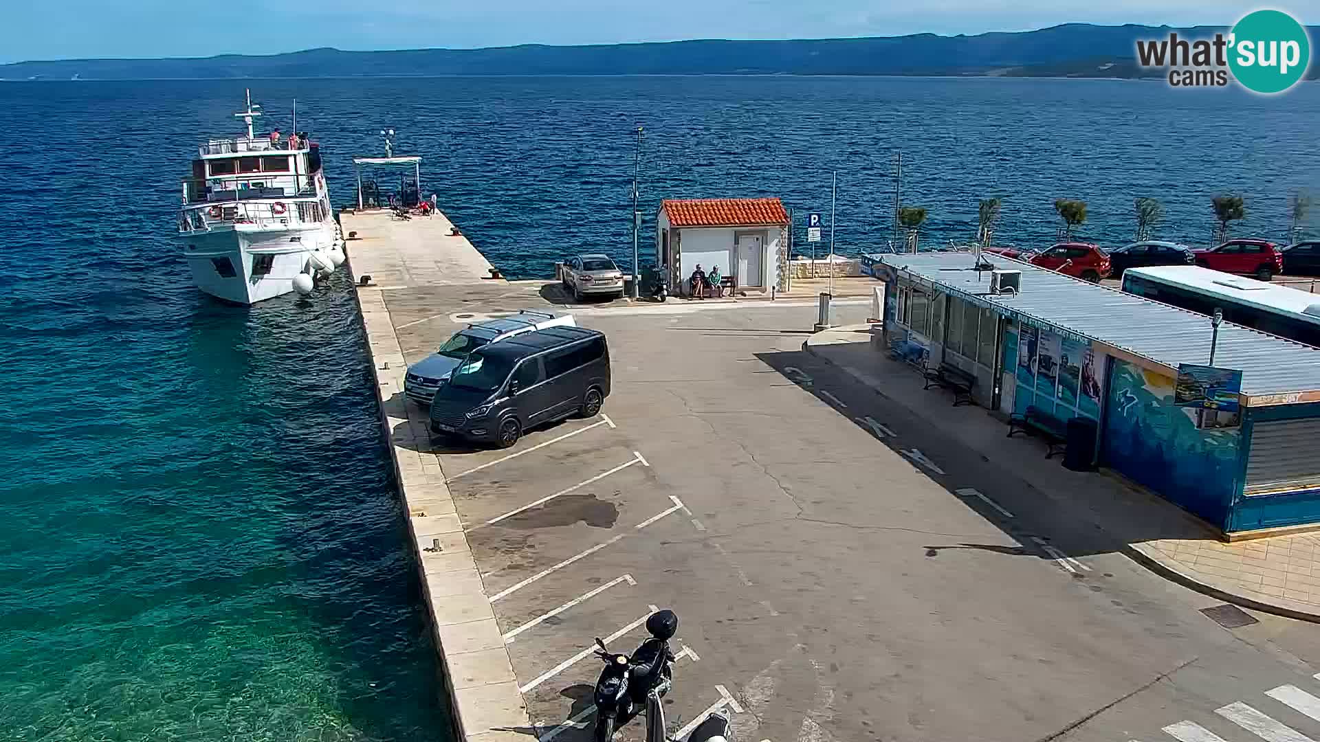 Webcam Bol Hafen & Ortszentrum – Liveblick aus Bol auf der Insel Brač