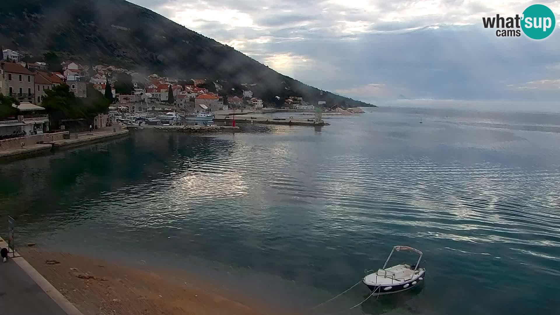 Webcam Bol Centre-Ville & Marina – Vue en direct depuis Bol, île de Brač