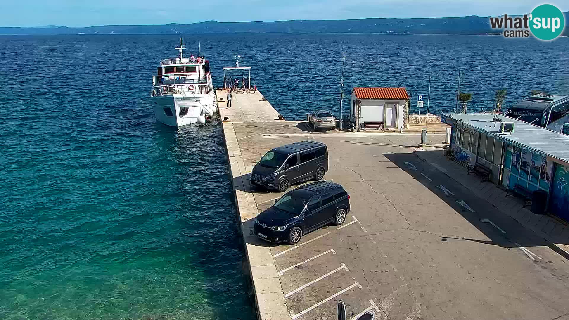 Webcam Bol centre-ville & marina – Vue en direct depuis Bol, île de Brač