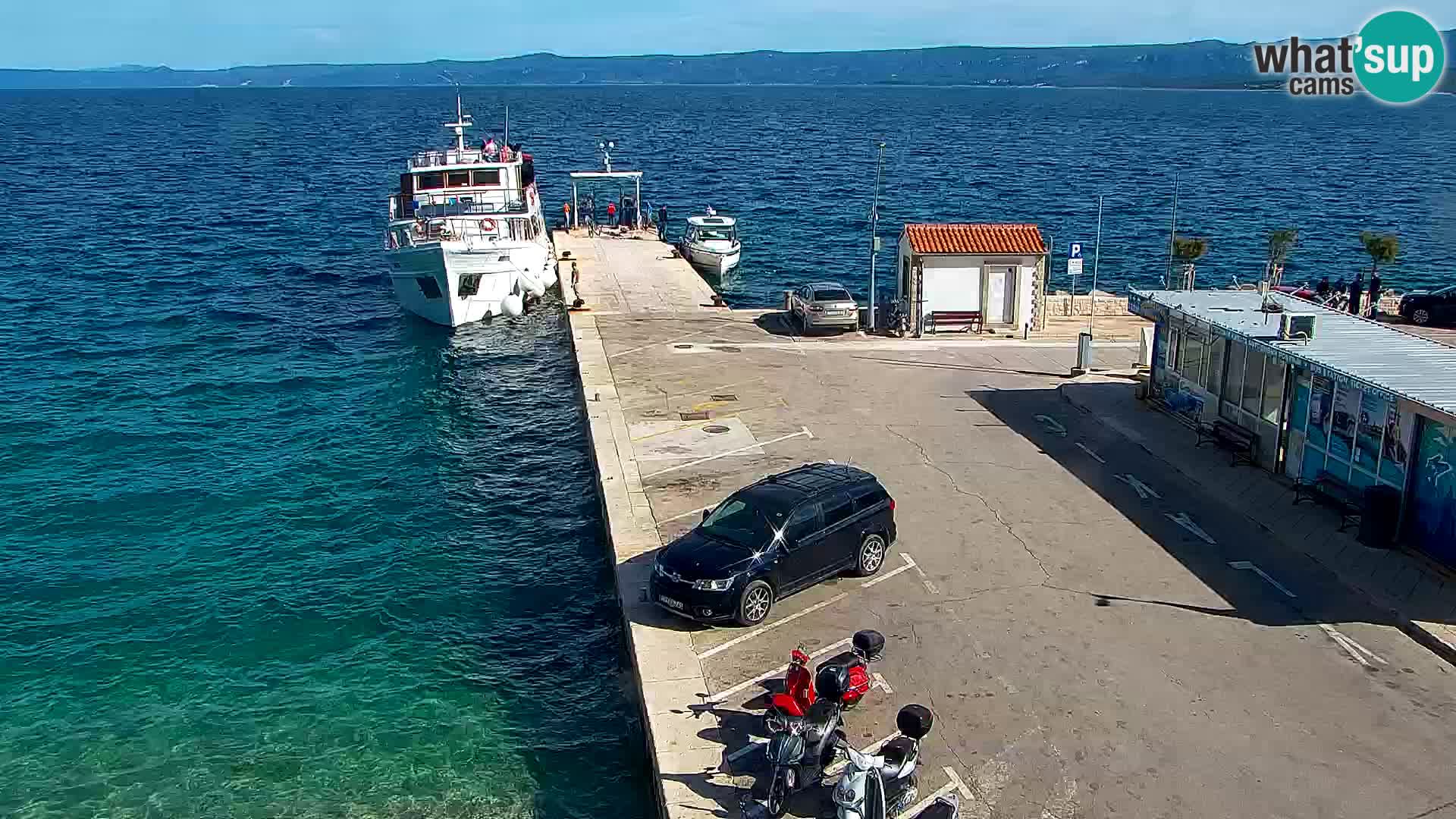 Webcam Bol centre-ville & marina – Vue en direct depuis Bol, île de Brač
