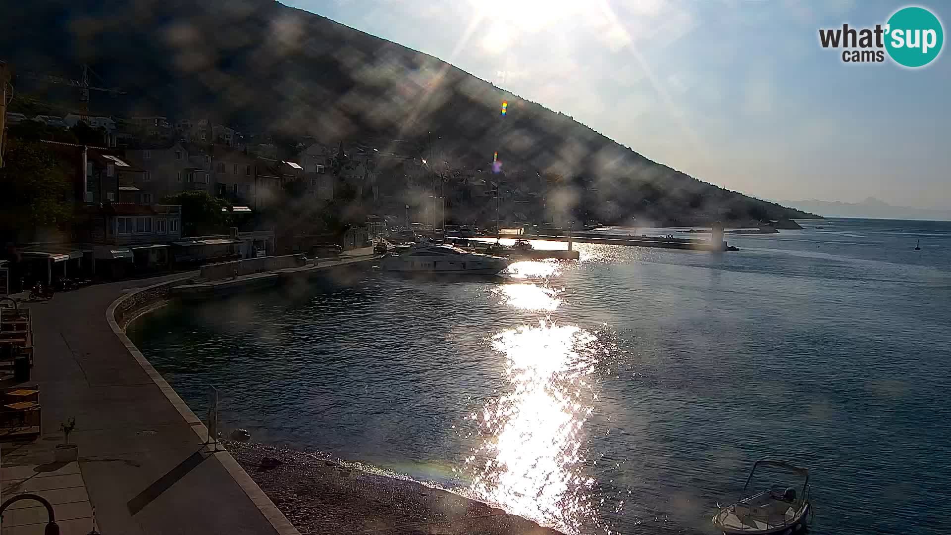 Webcam Bol Centre-Ville & Marina – Vue en direct depuis Bol, île de Brač